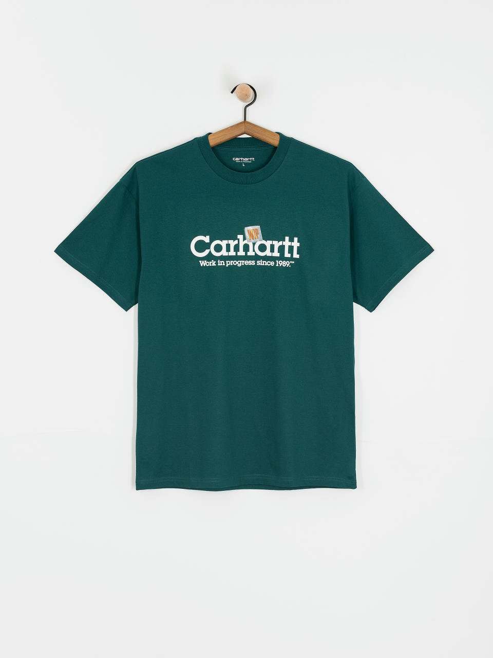 Тениска Carhartt WIP Label Script (malachite)