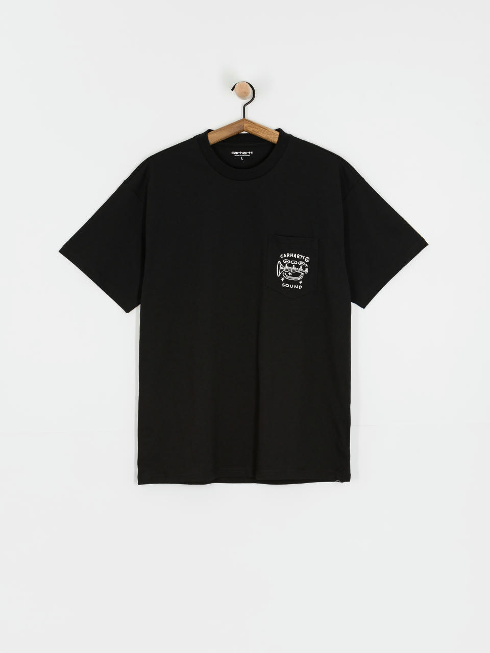 Тениска Carhartt WIP Fragments Pocket (black/white)