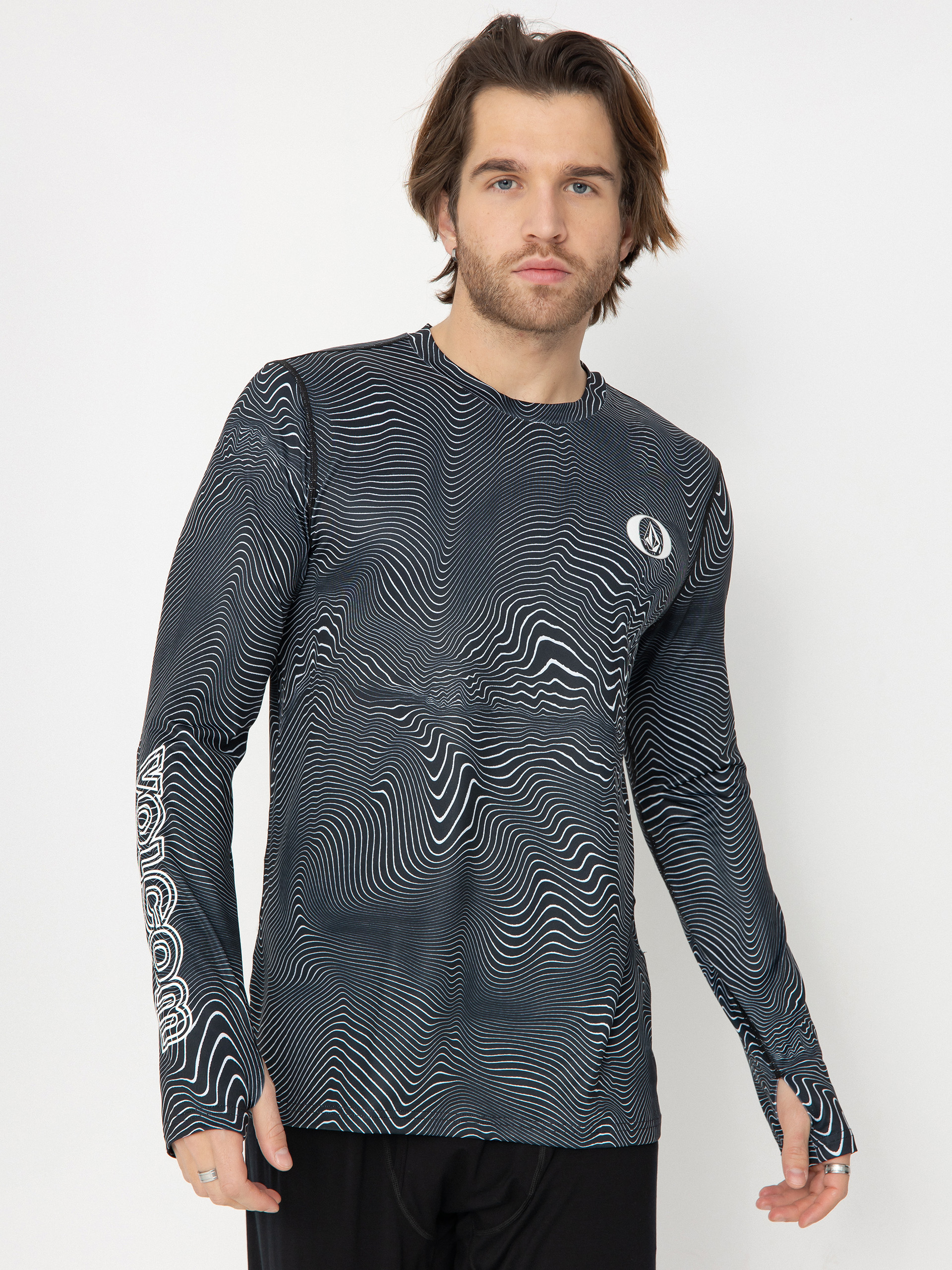u0411u043bu0443u0437u0430 Volcom M V Science Crew (black print)