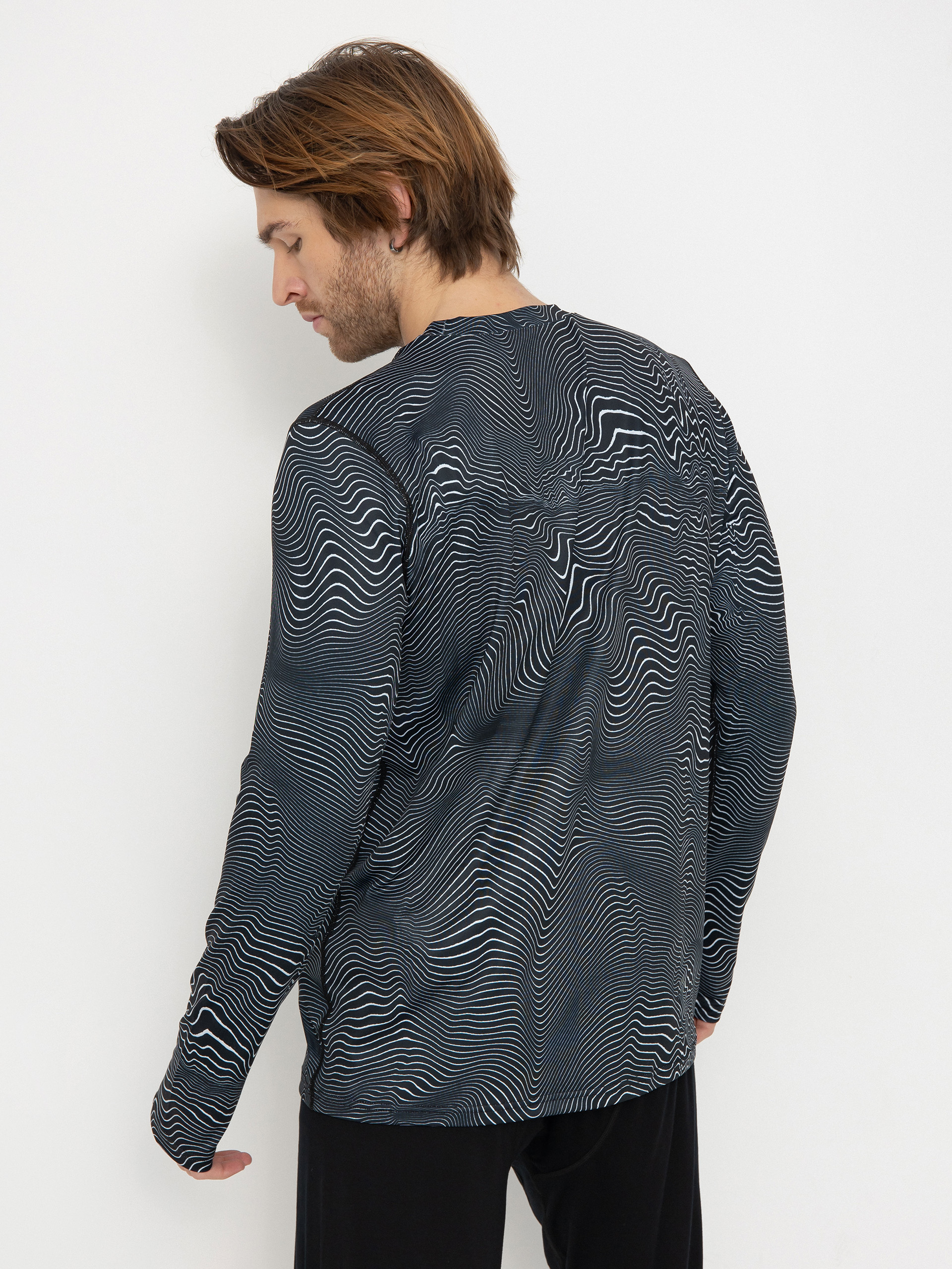 Мъжки Блуза Volcom M V Science Crew (black print)