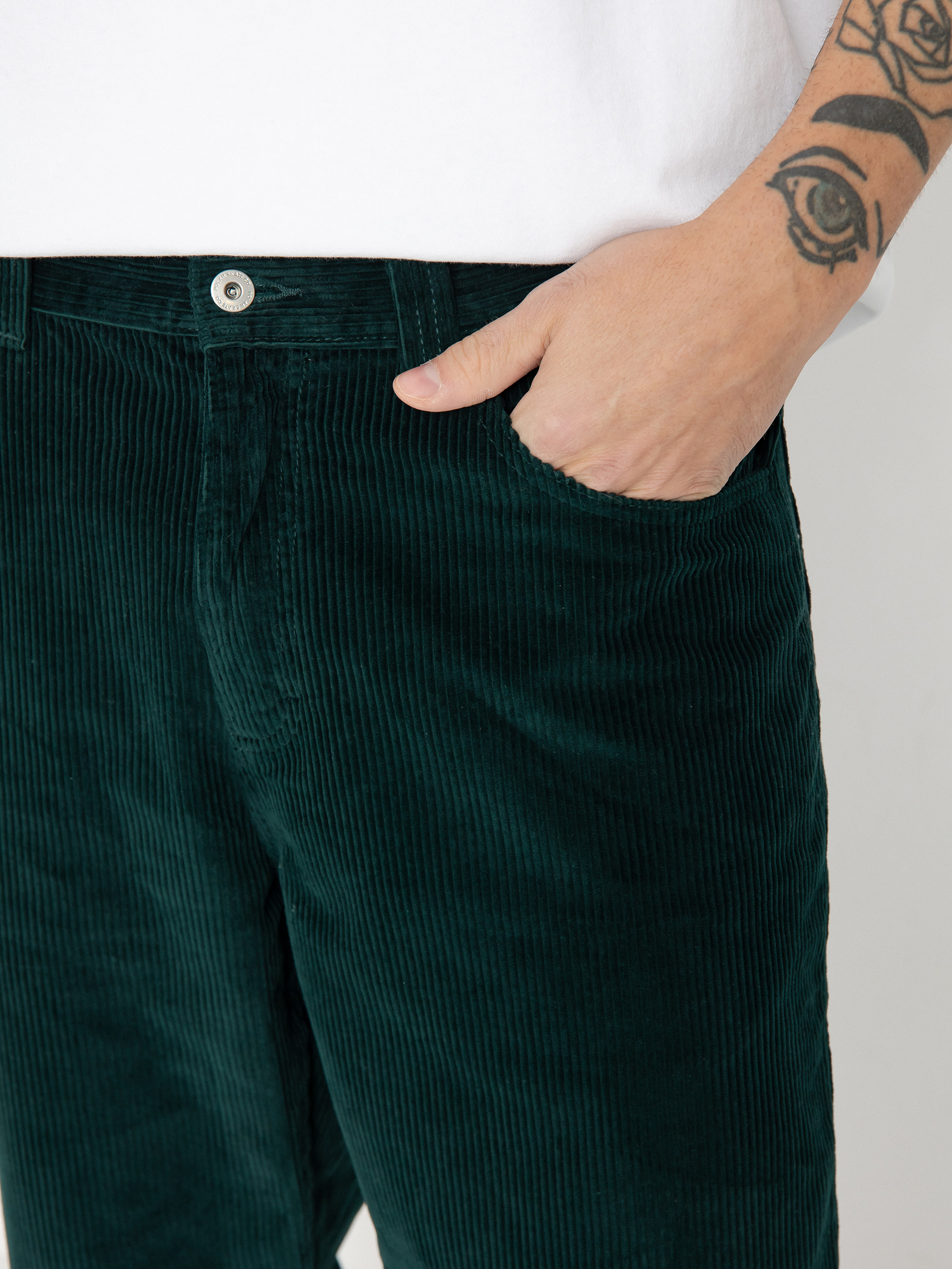 Панталони Polar Skate 93! Cord (dark emerald)