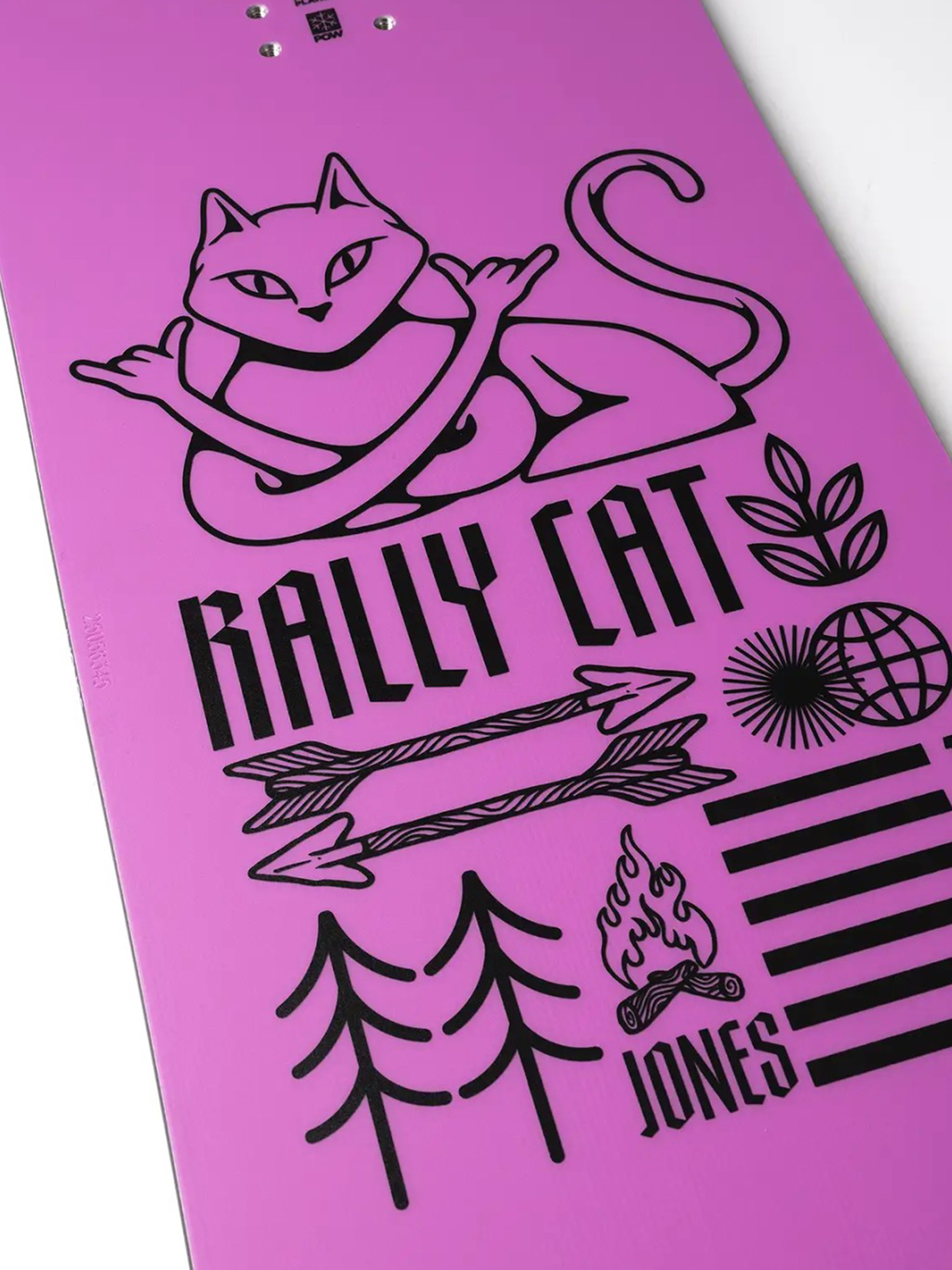 Дамска Сноуборд Jones Snowboards Rally Cat (pink/black)