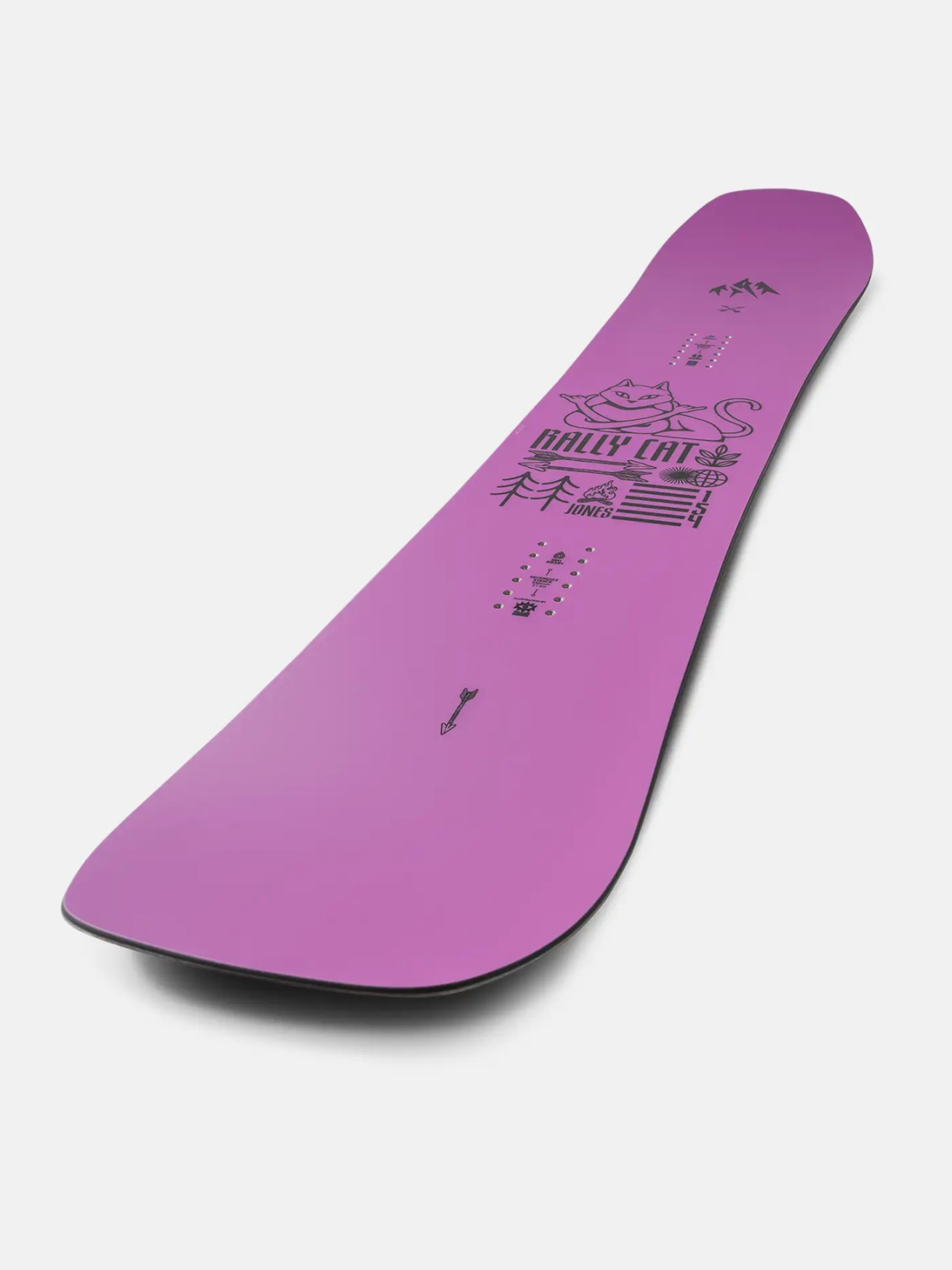 Дамска Сноуборд Jones Snowboards Rally Cat (pink/black)