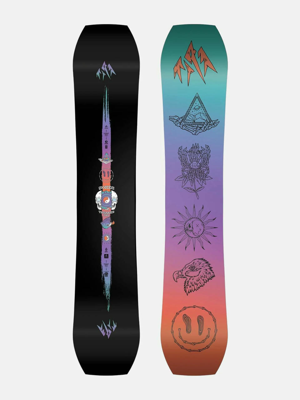 Мъжка Сноуборд Jones Snowboards Tweaker Pro (teal/purple/orange)