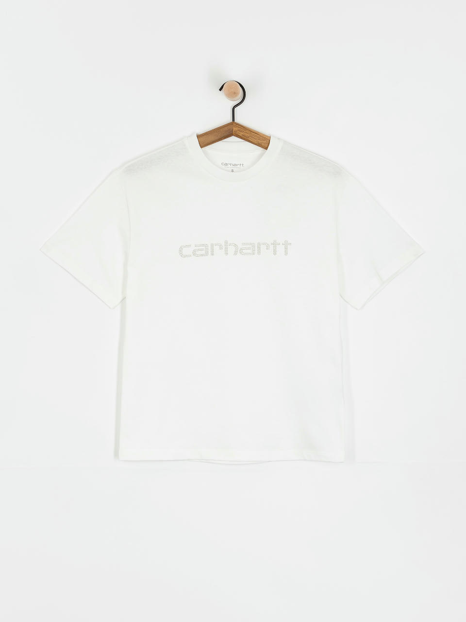 Тениска Carhartt WIP Rivet Script Wmn (white/silver)