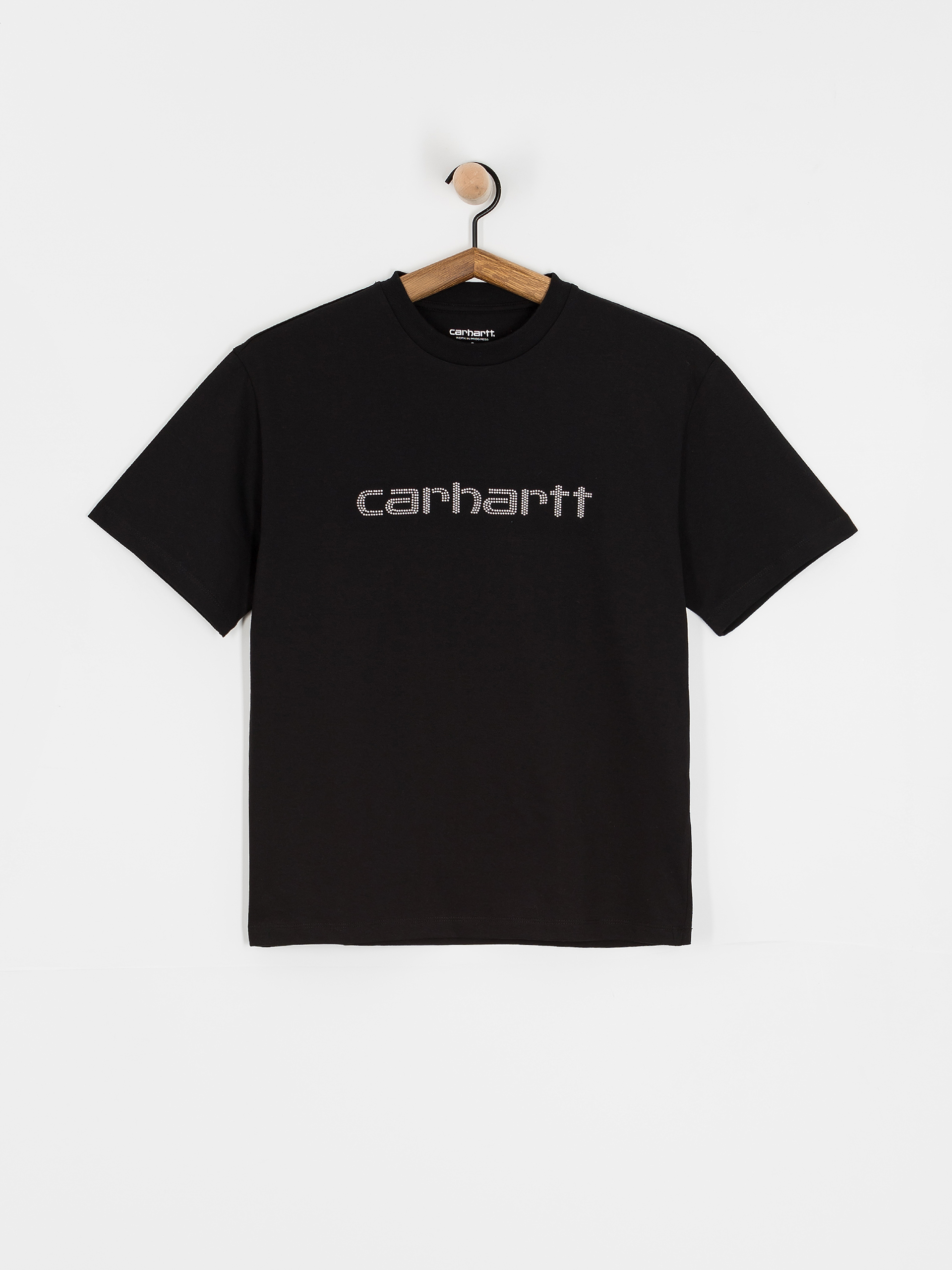 Тениска Carhartt WIP Rivet Script Wmn (black/silver)