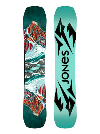 Сноуборд Jones Snowboards Twin Sister Wmn (mint/black)