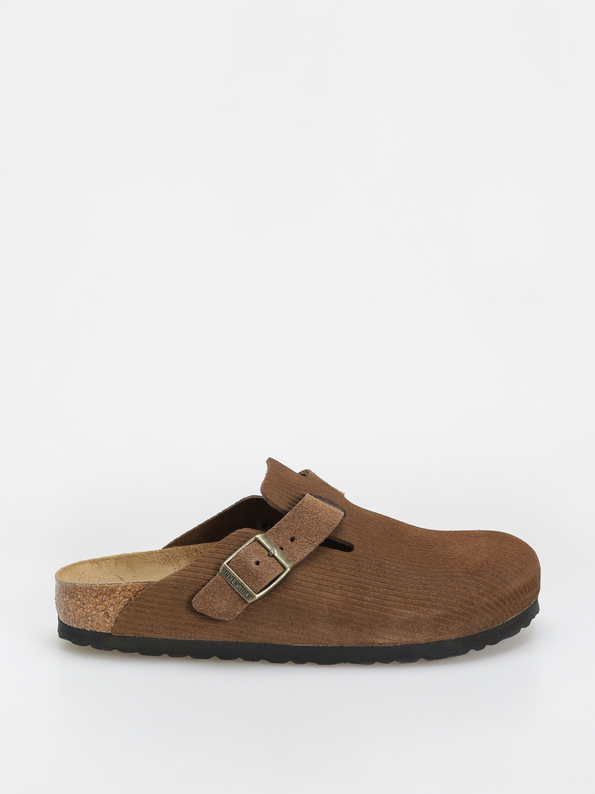 Чехли Birkenstock Boston Suede Embossed Narrow Wmn (corduroy dark tea)