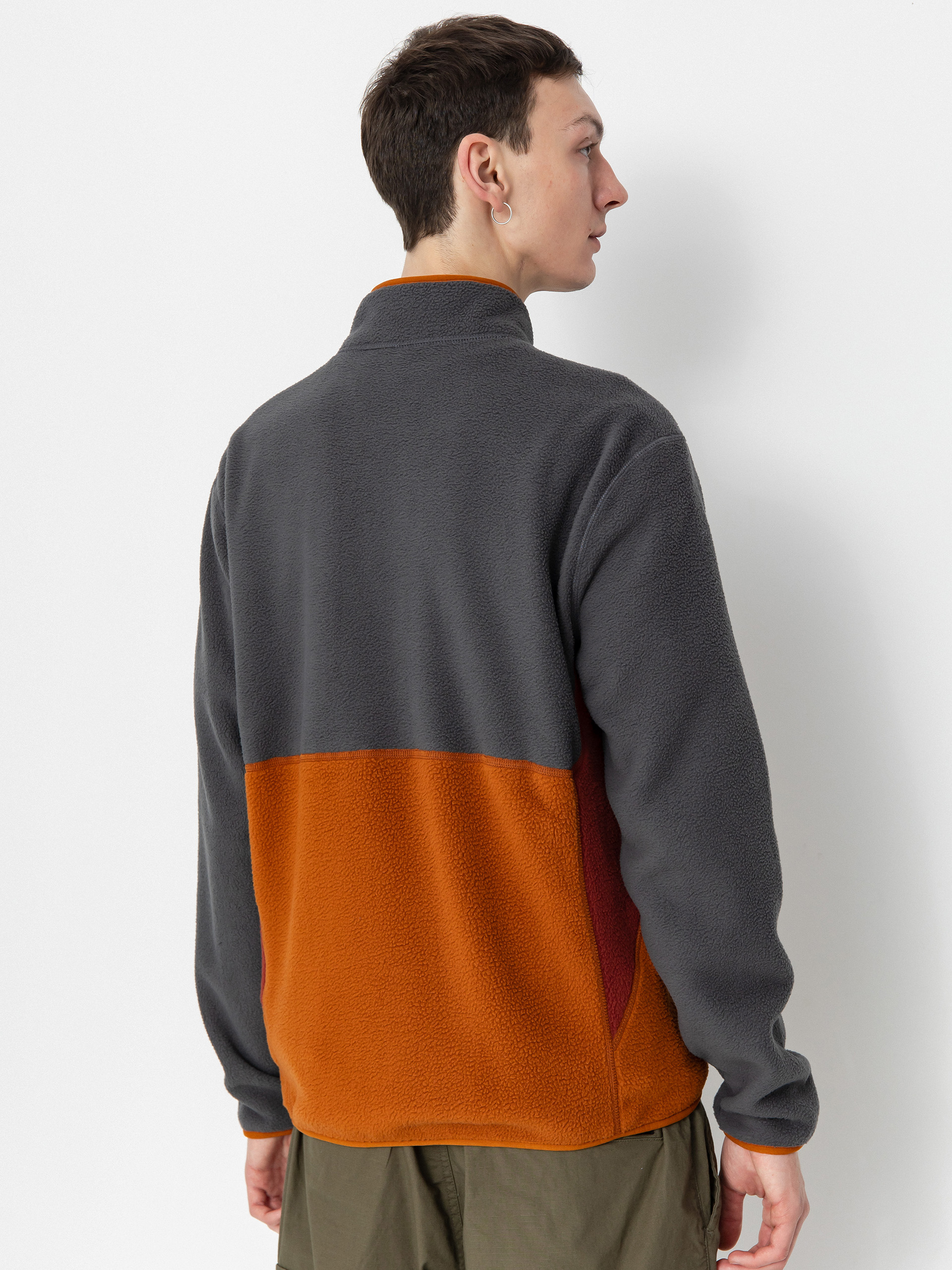 Мъжки Термо суитшърт Volcom Fleecer Full Zip (charcoal)