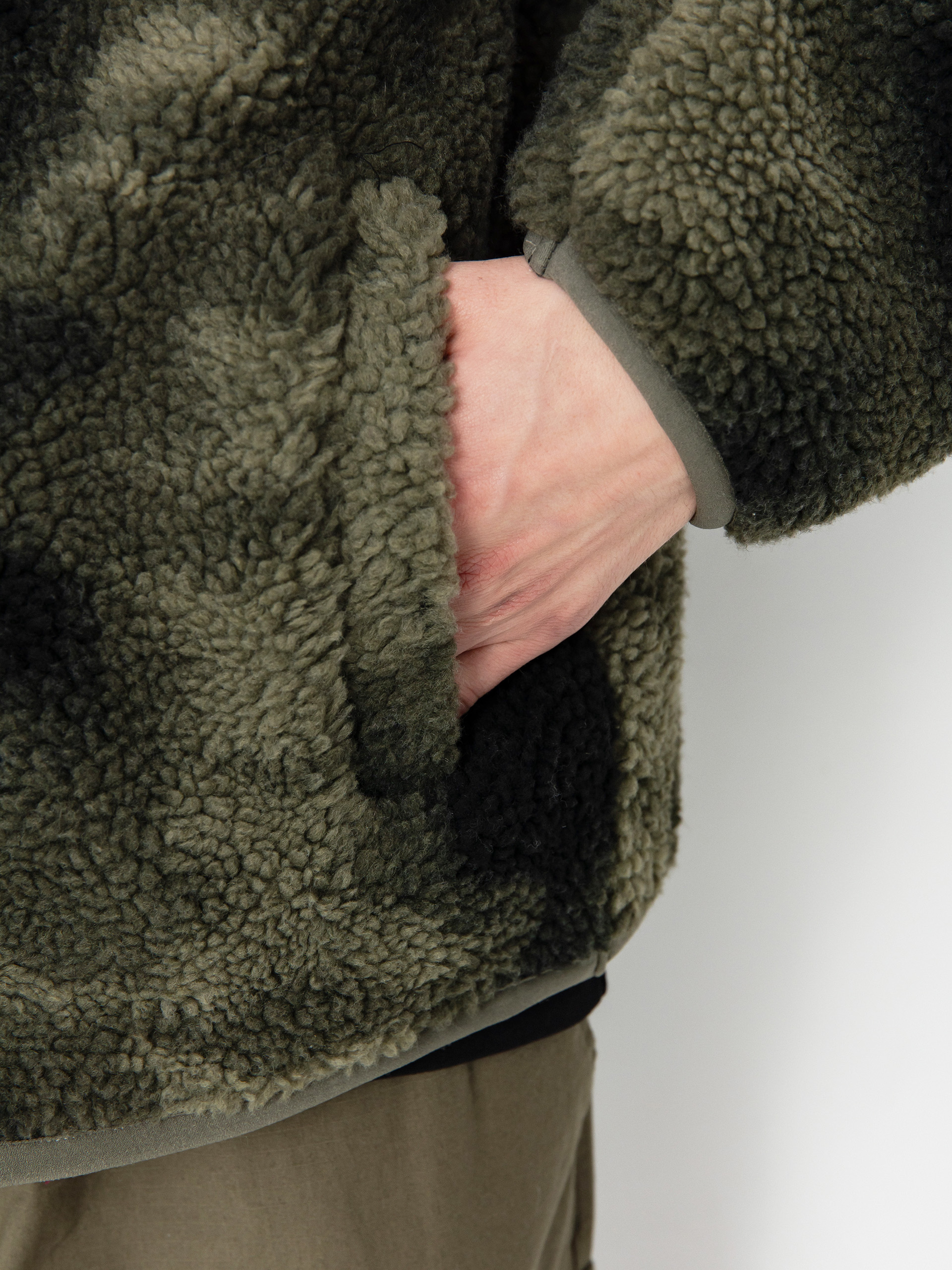 Мъжки Поларени суитшърт DC Traverse (olive overspray prnt)