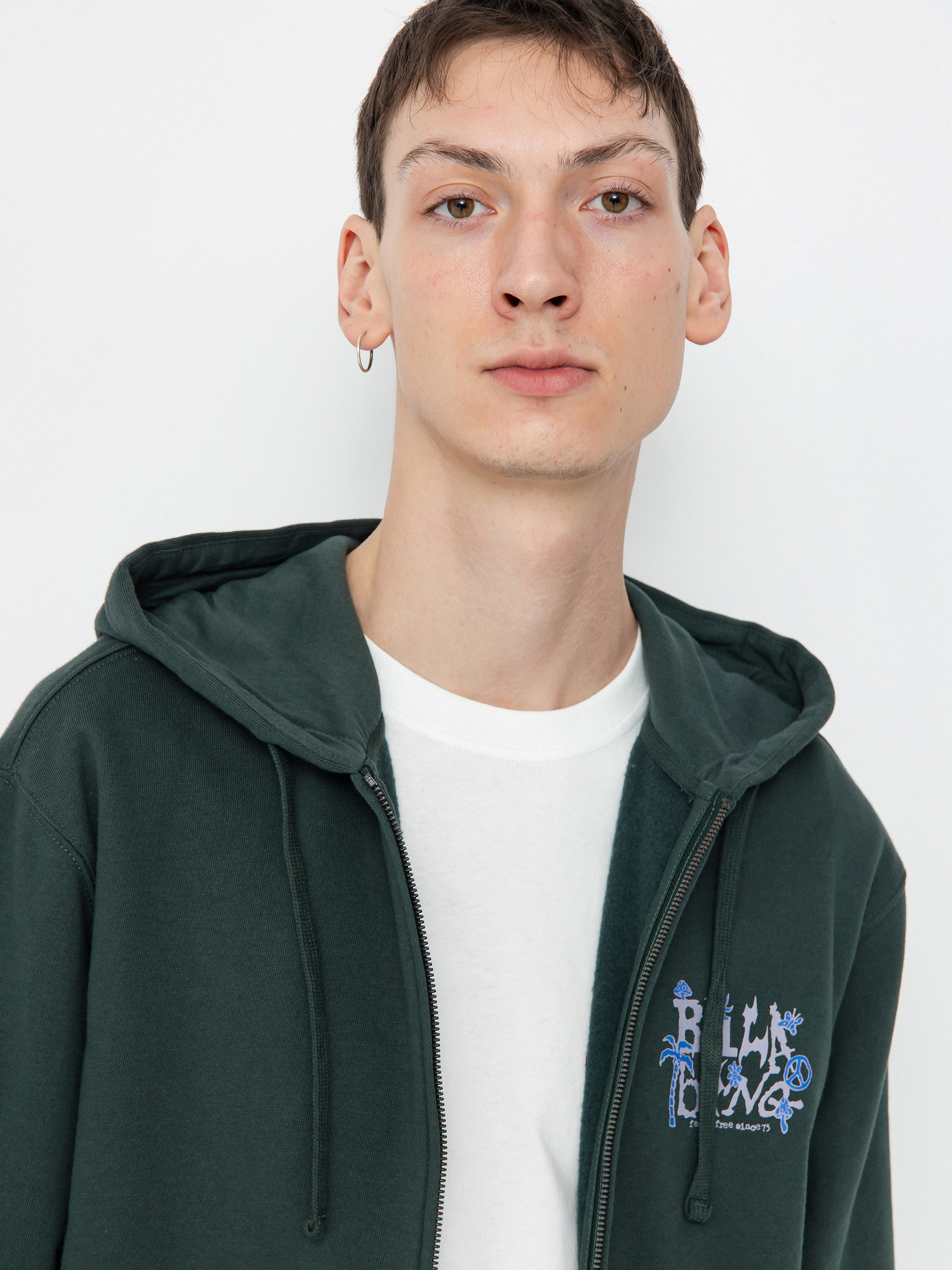 Суитшърт с качулка Billabong Short Sands ZHD (forest green)