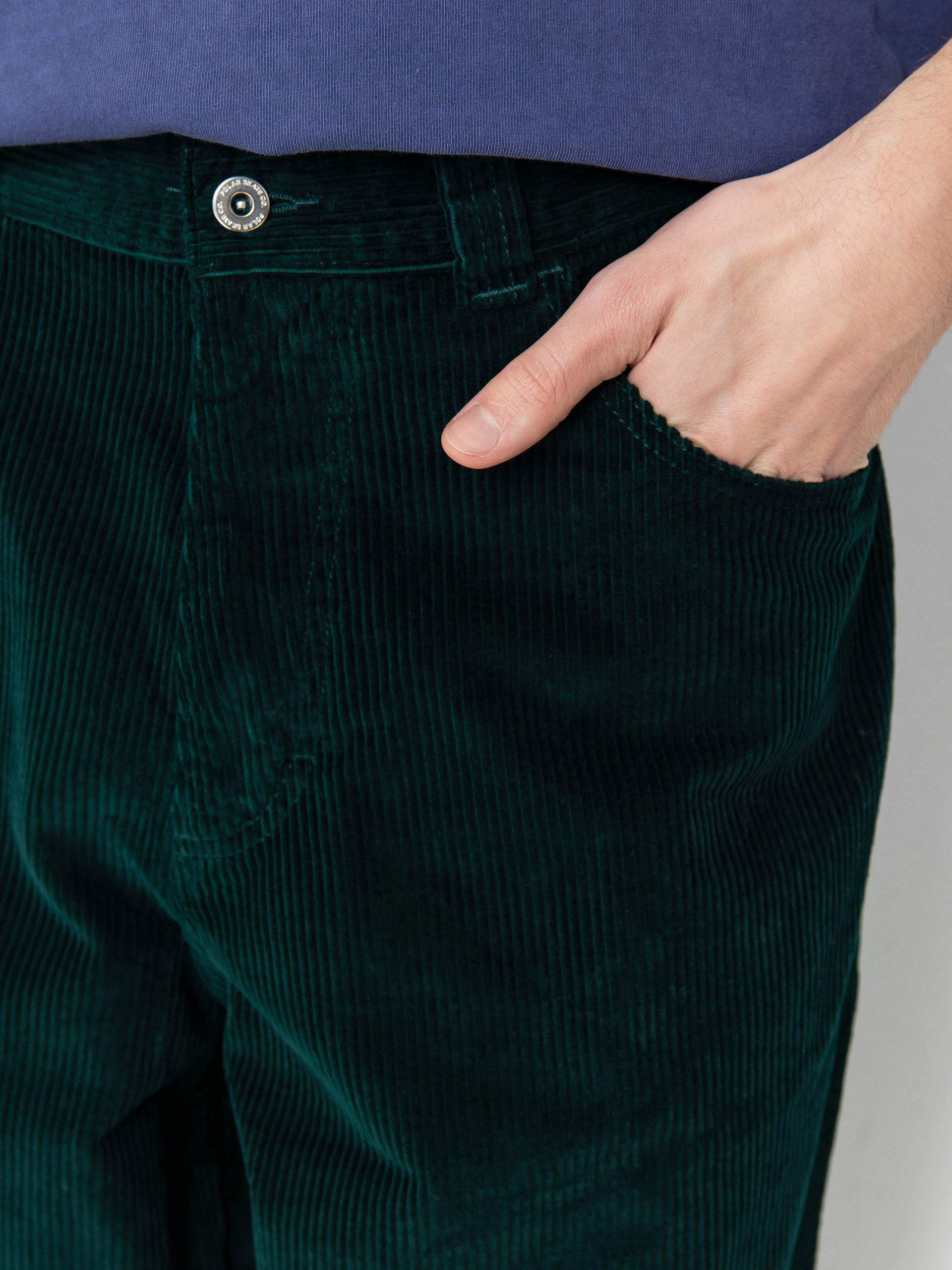 Панталони Polar Skate Big Boy Cord (dark emerald)