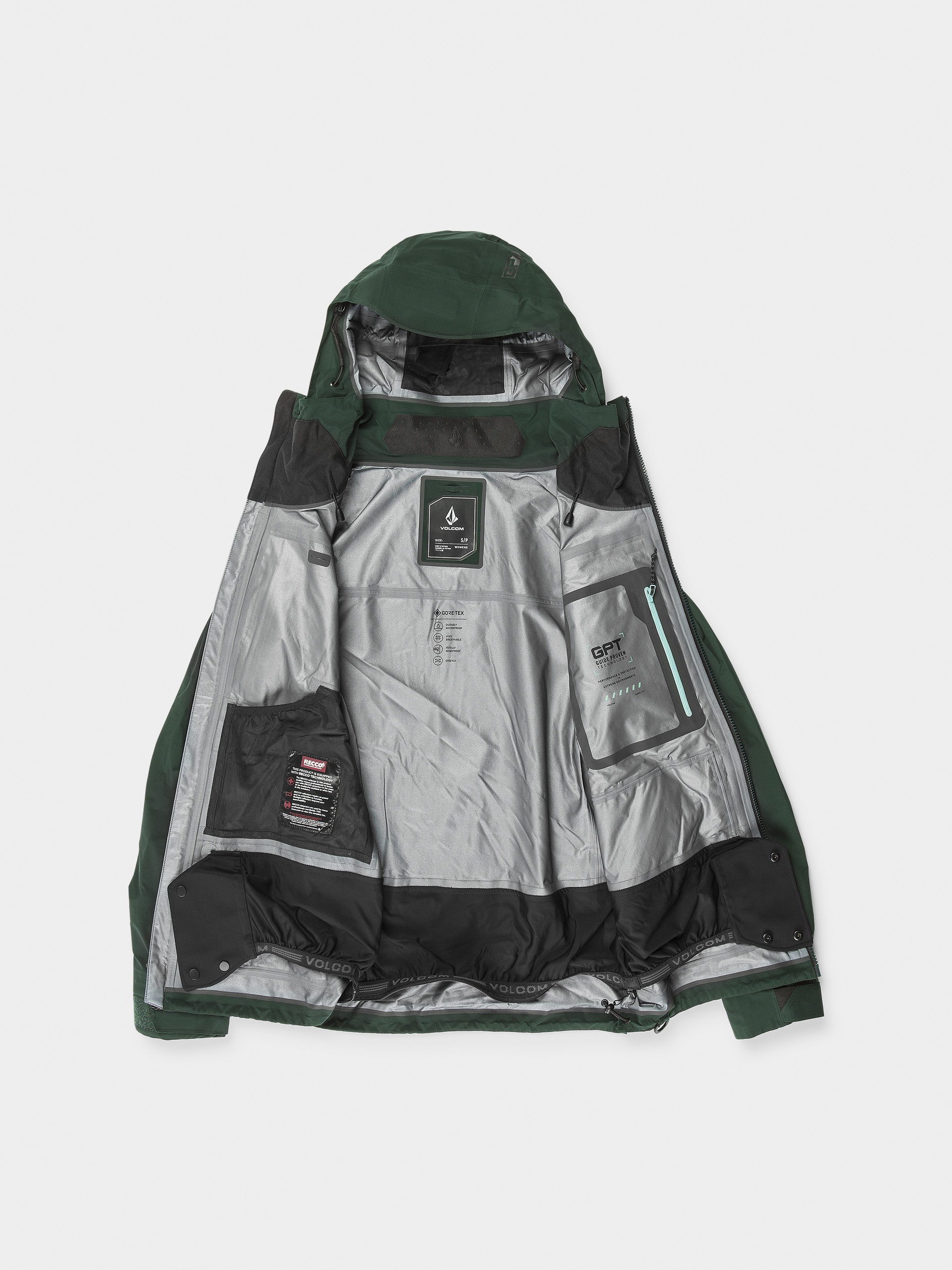 Дамска Сноуборд яке Volcom Vs 3L Stretch Gore (scarab)