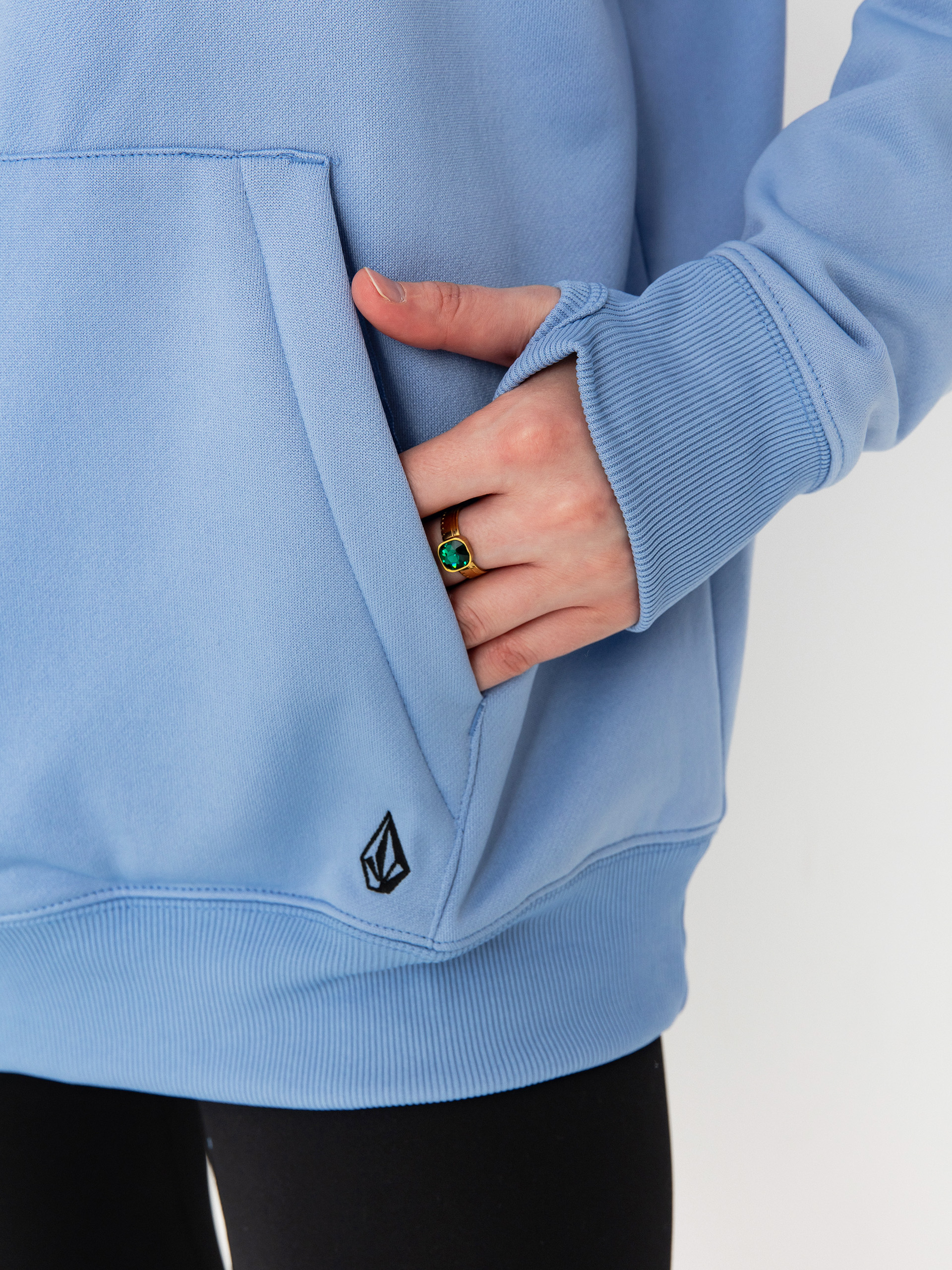 Дамска Термо суитшърт Volcom Riding Hydro HD (crystal blue)