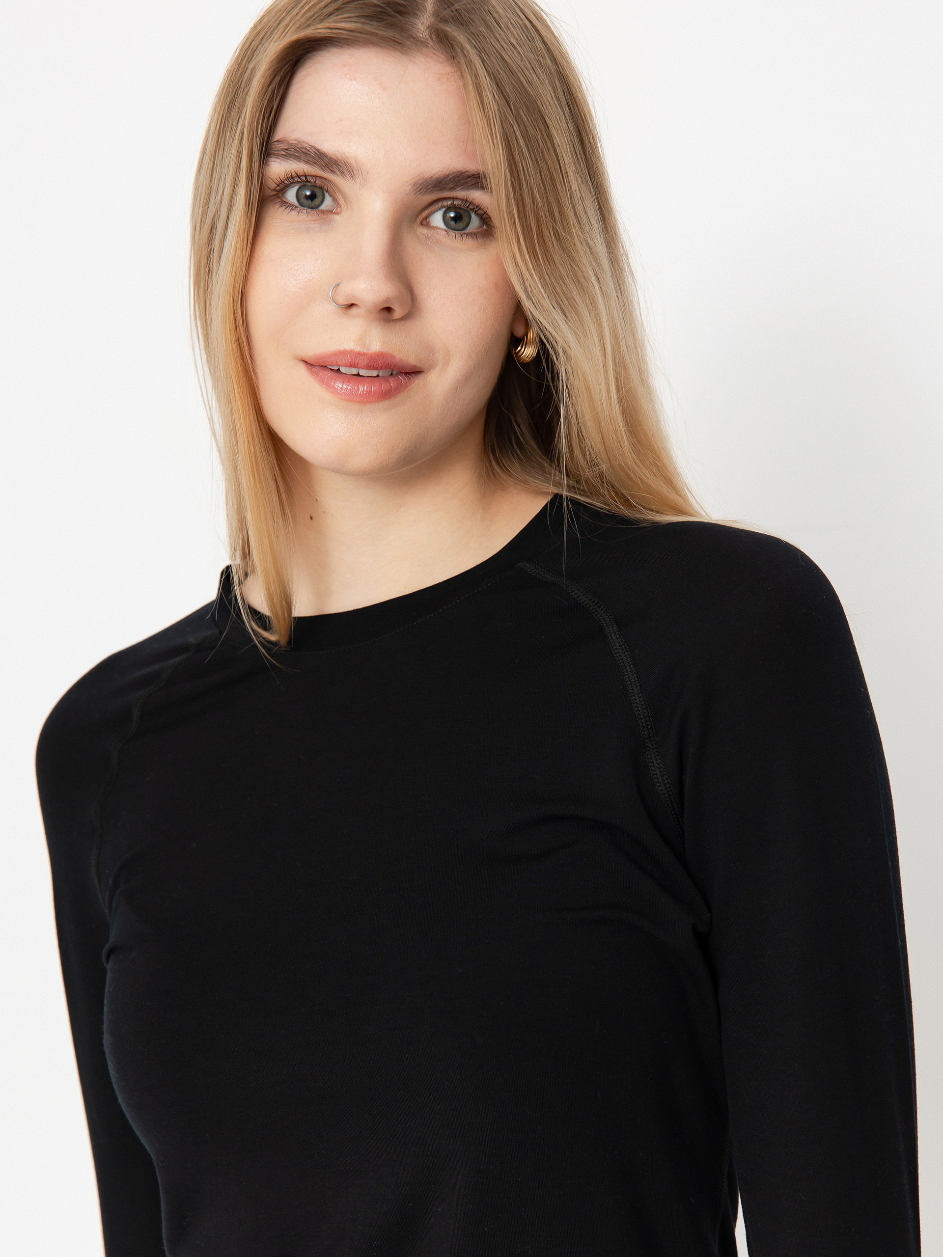 Дамски Блуза Volcom Merino Blend Crew (black)