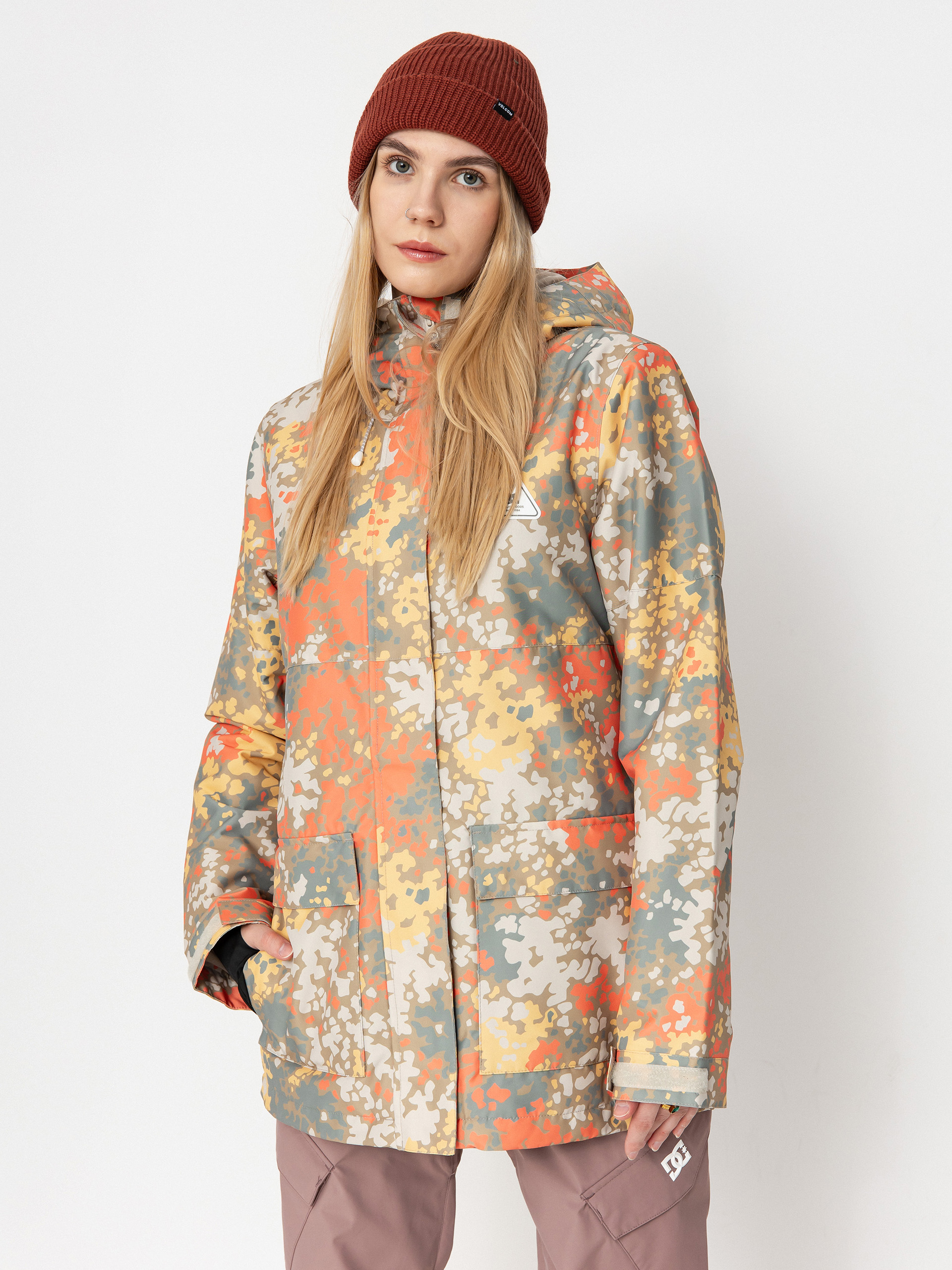 Дамска Сноуборд яке DC Cruiser (fractal coral)