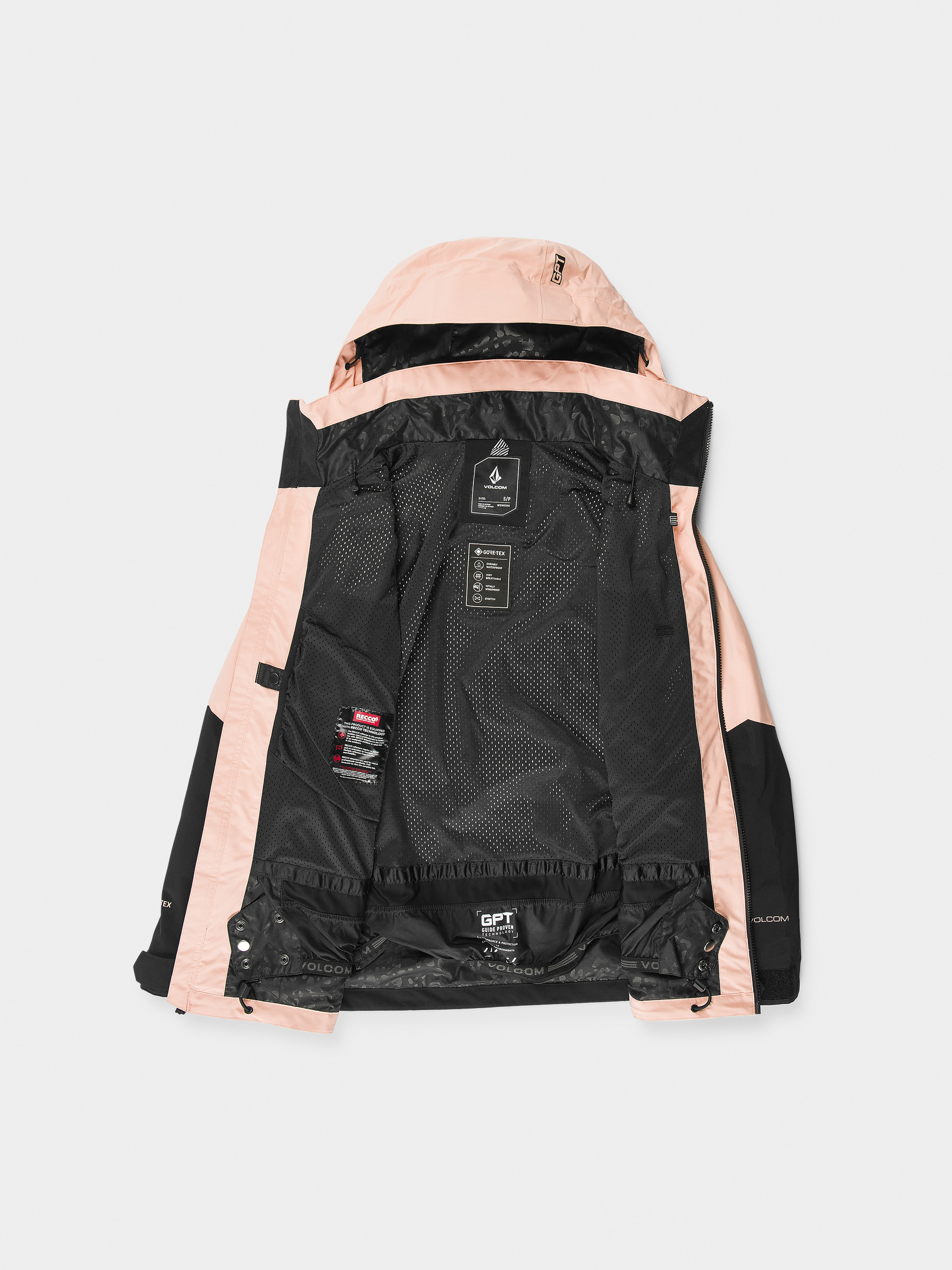 Дамска Сноуборд яке Volcom At Stretch Gore Tex (coral haze)