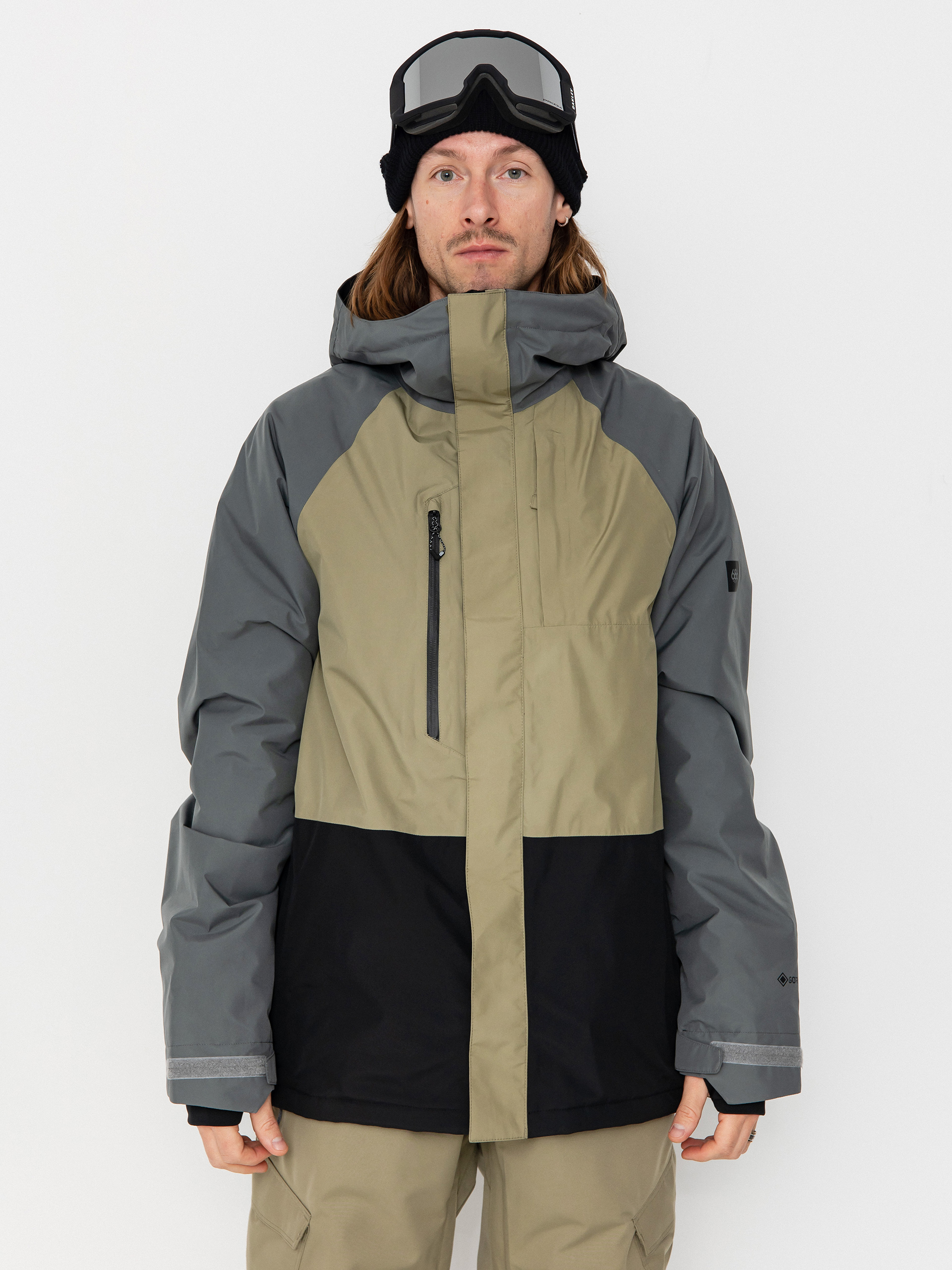 Сноуборд яке 686 Gore Tex Core Inslulated (rhino grey colorblock)