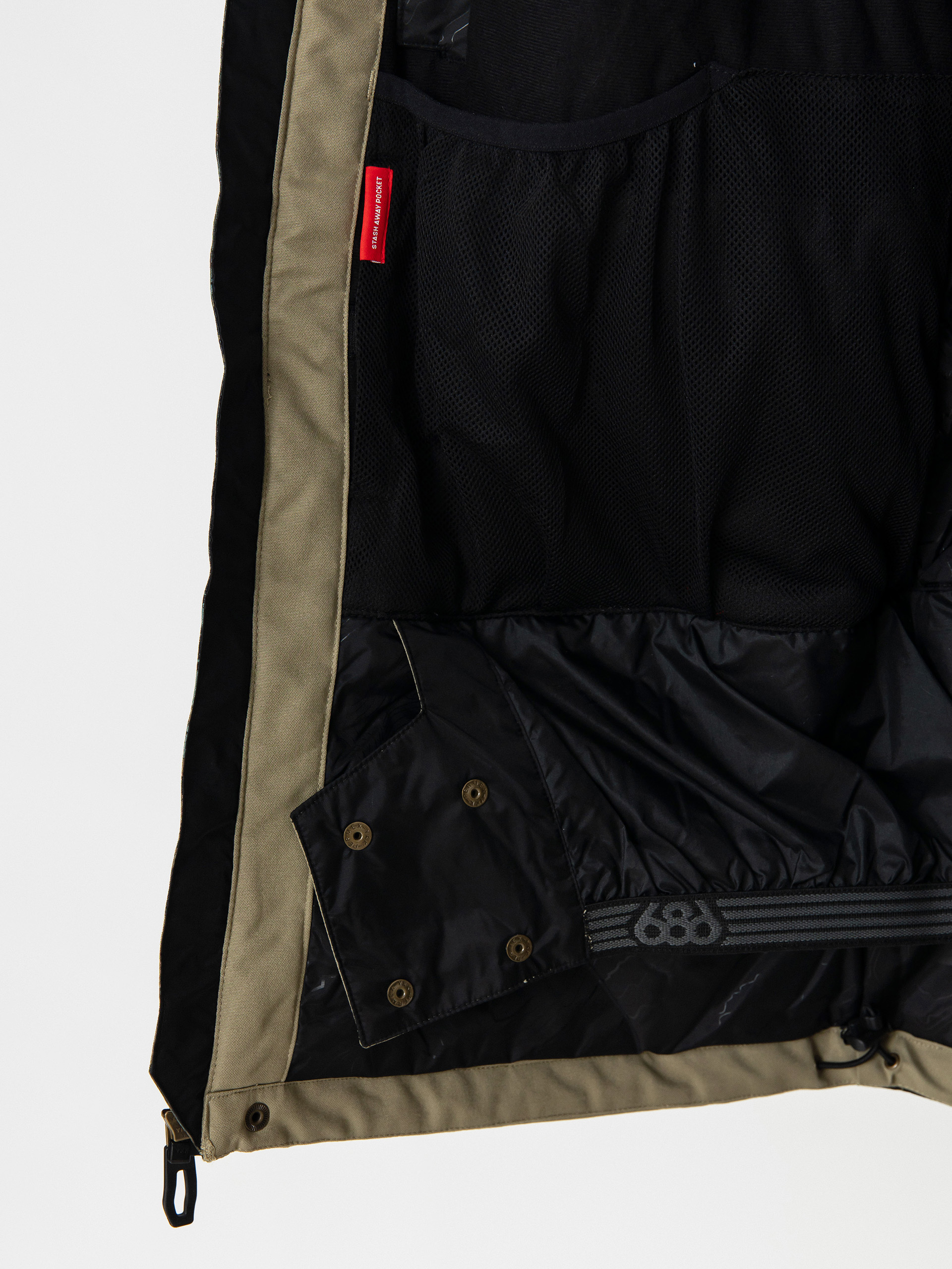 Мъжки Сноуборд яке 686 Geo Insulated (cypress green hemisphere colorblock)