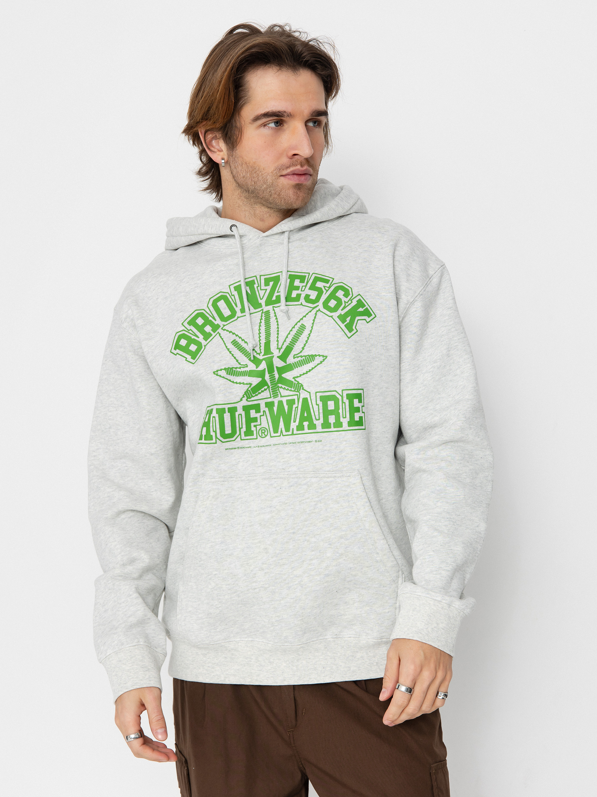 Суитшърт с качулка HUF X Bronze Plantware HD