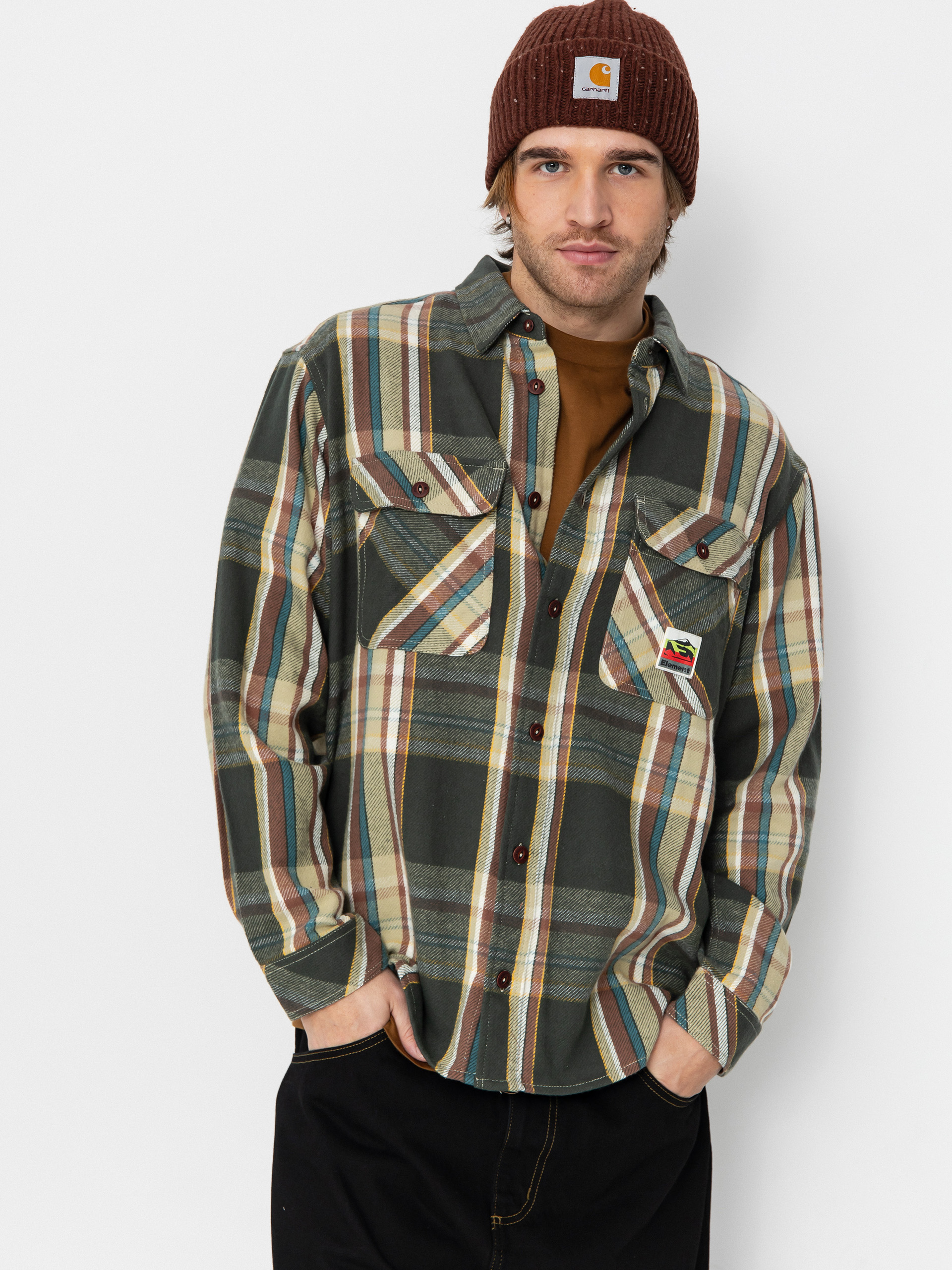 Риза Element Hueco Classic (slate green plaid)