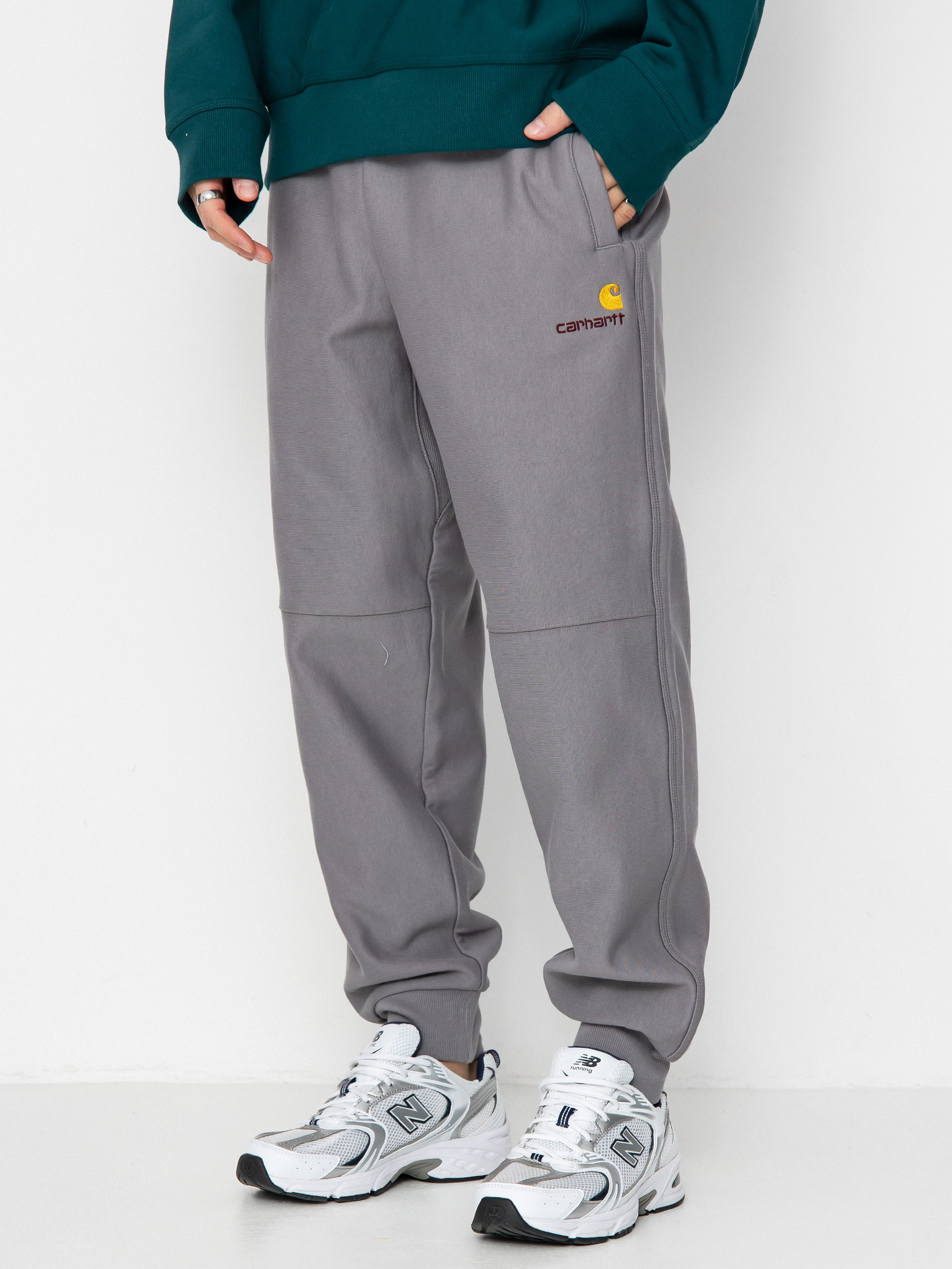 Панталони Carhartt WIP American Script Jogging (yosemite)