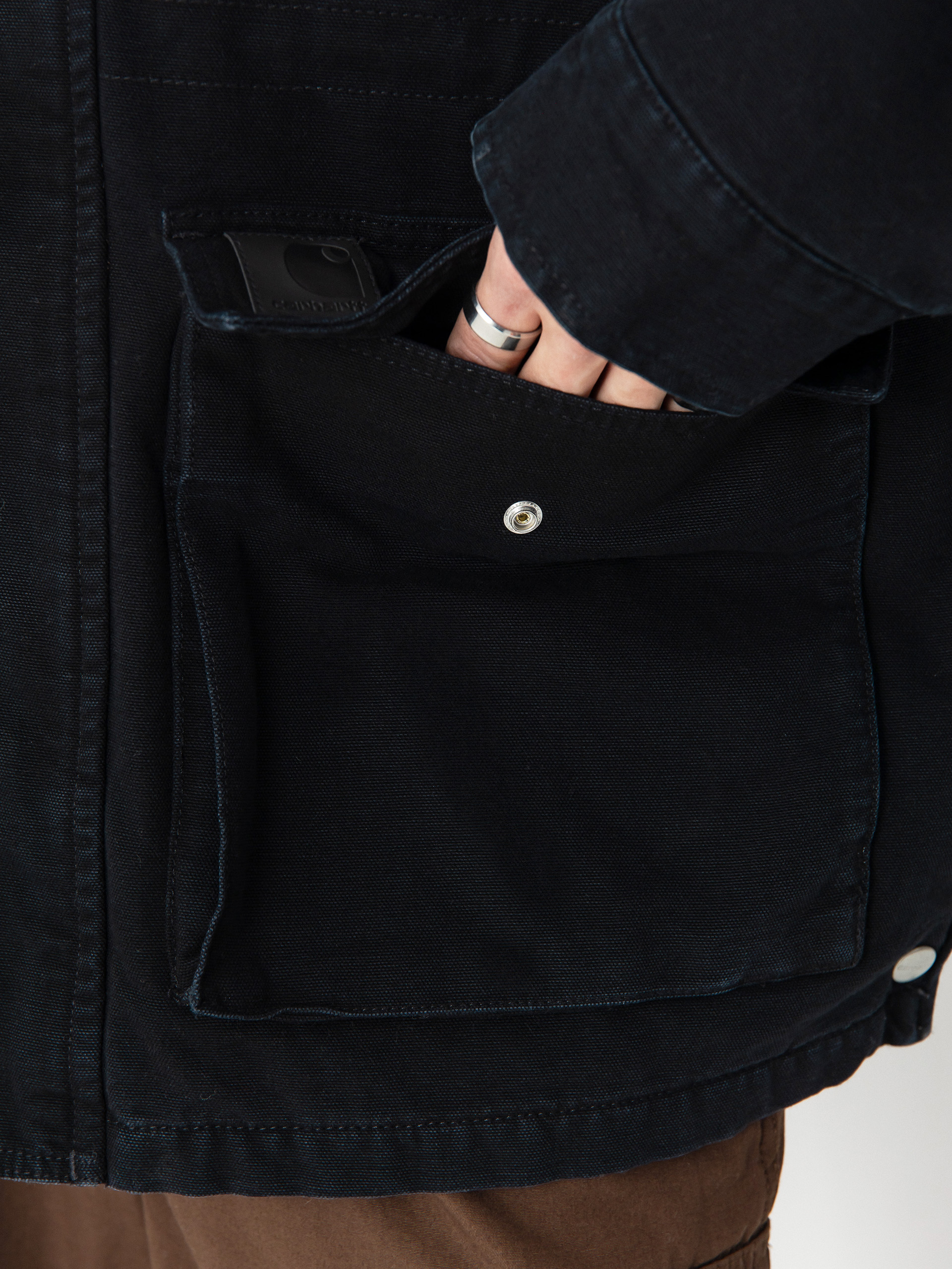 Яке Carhartt WIP OG Santa Fe Coat (black/black)