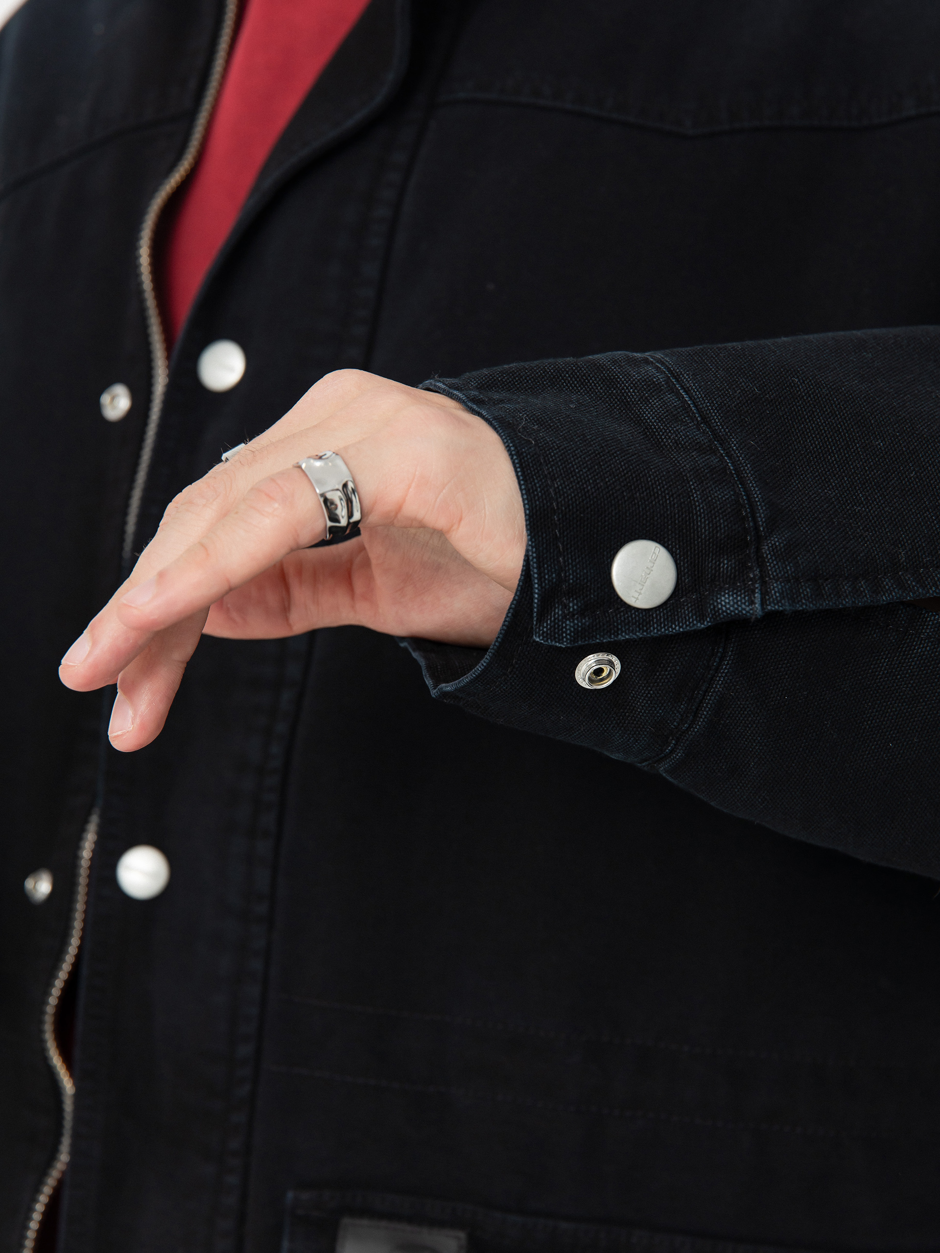 Яке Carhartt WIP OG Santa Fe Coat (black/black)