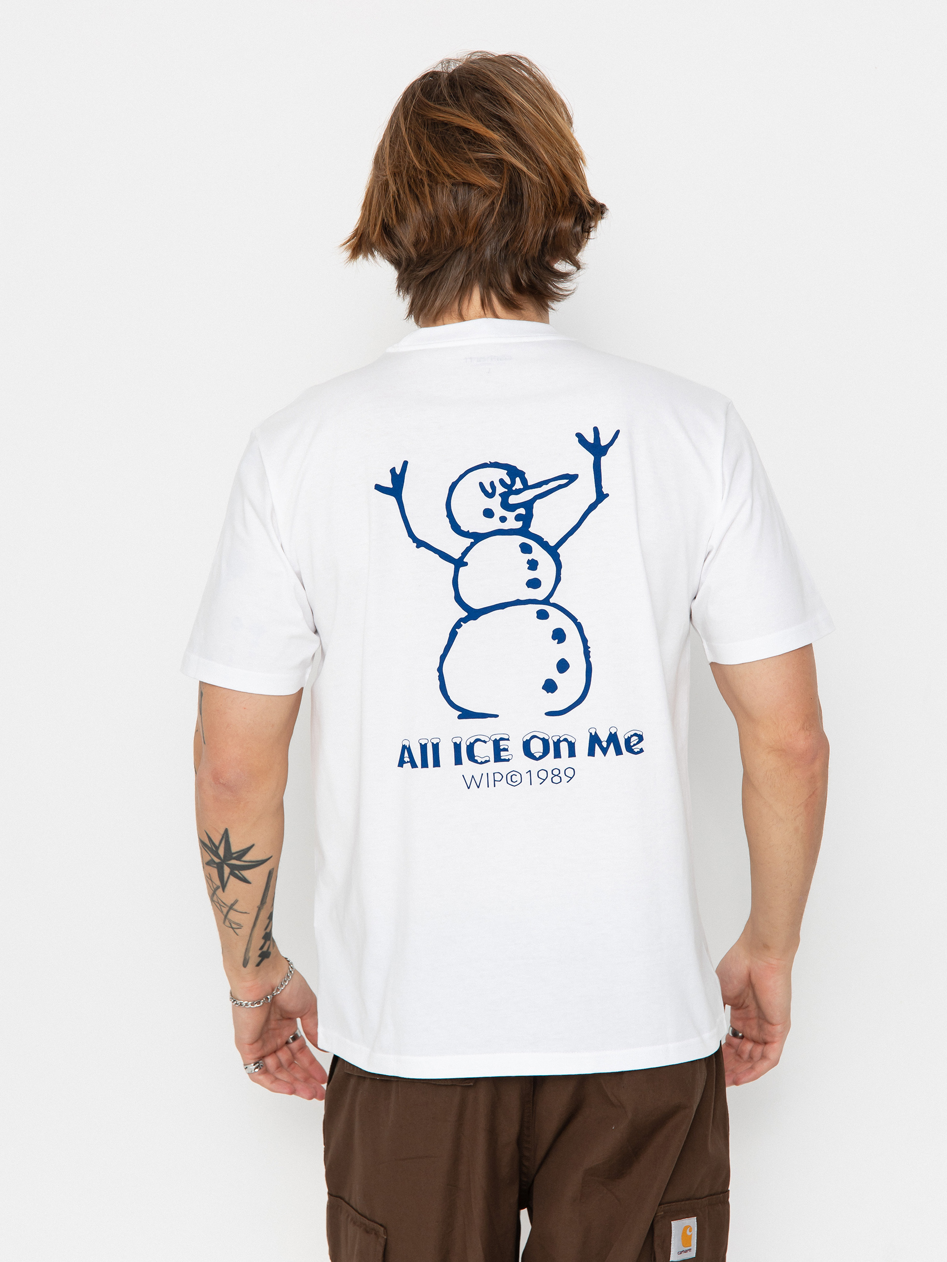 Тениска Carhartt WIP Ice (white)