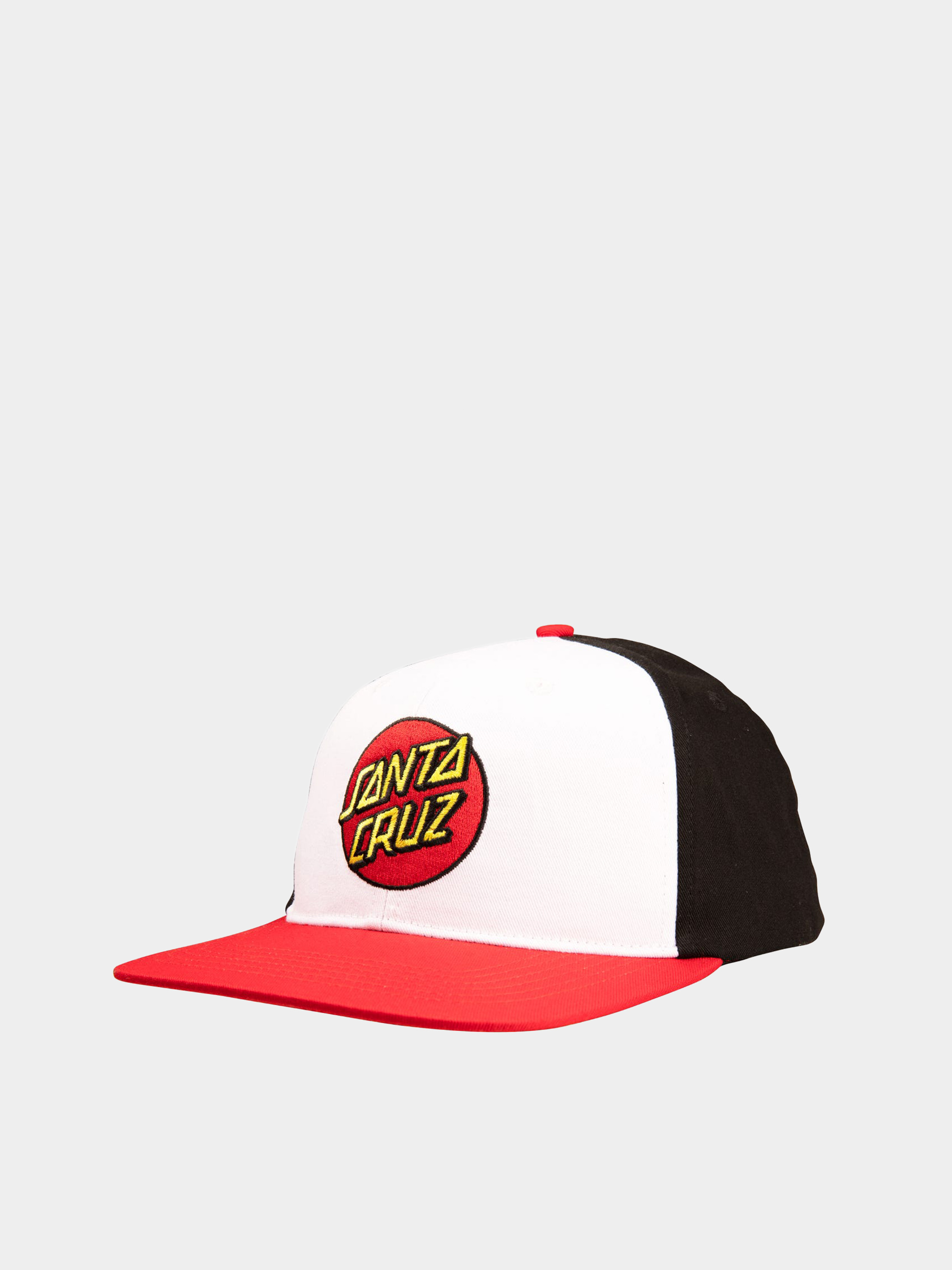 Шапка с козирка Santa Cruz Classic Dot Snapback (white/black/red)