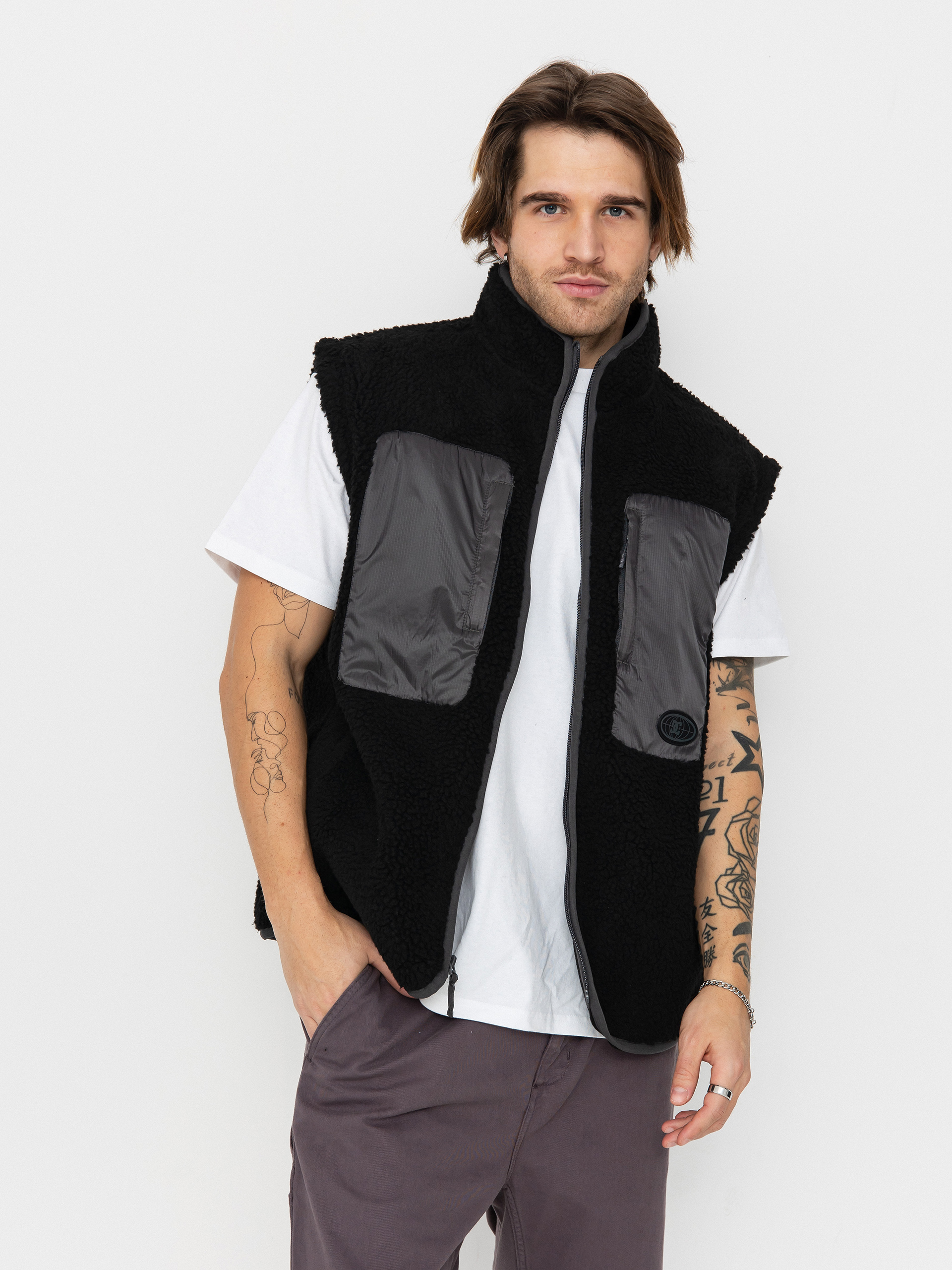 Мъжки Поларени суитшърт DC Traverse (black)