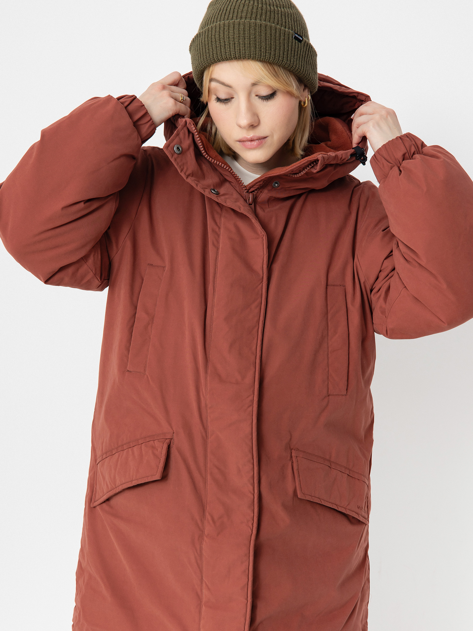 Яке Volcom Sleepi Puff Up Parka Wmn (chestnut brown)