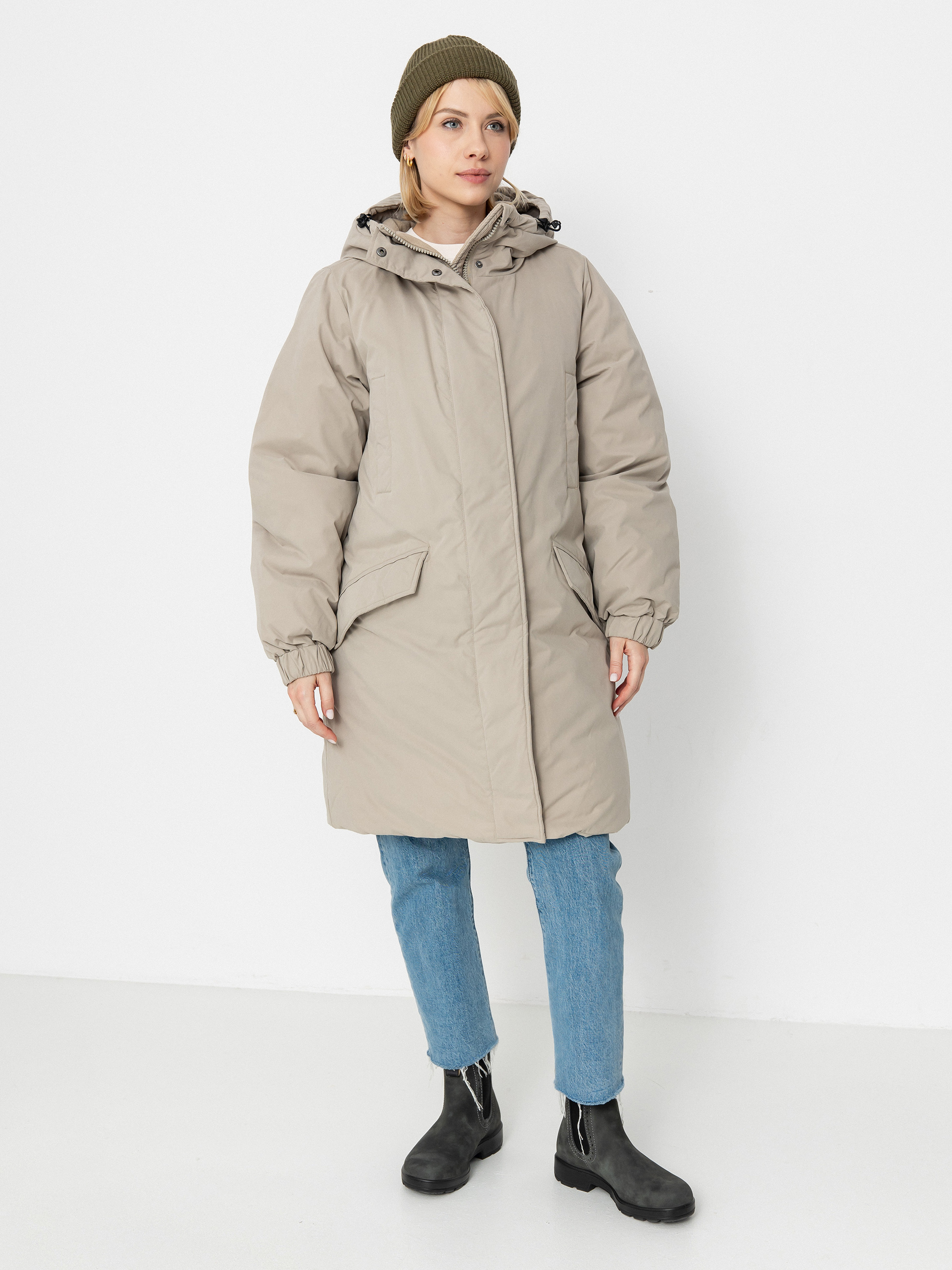 u042fu043au0435 Volcom Sleepi Puff Up Parka Wmn (light khaki)