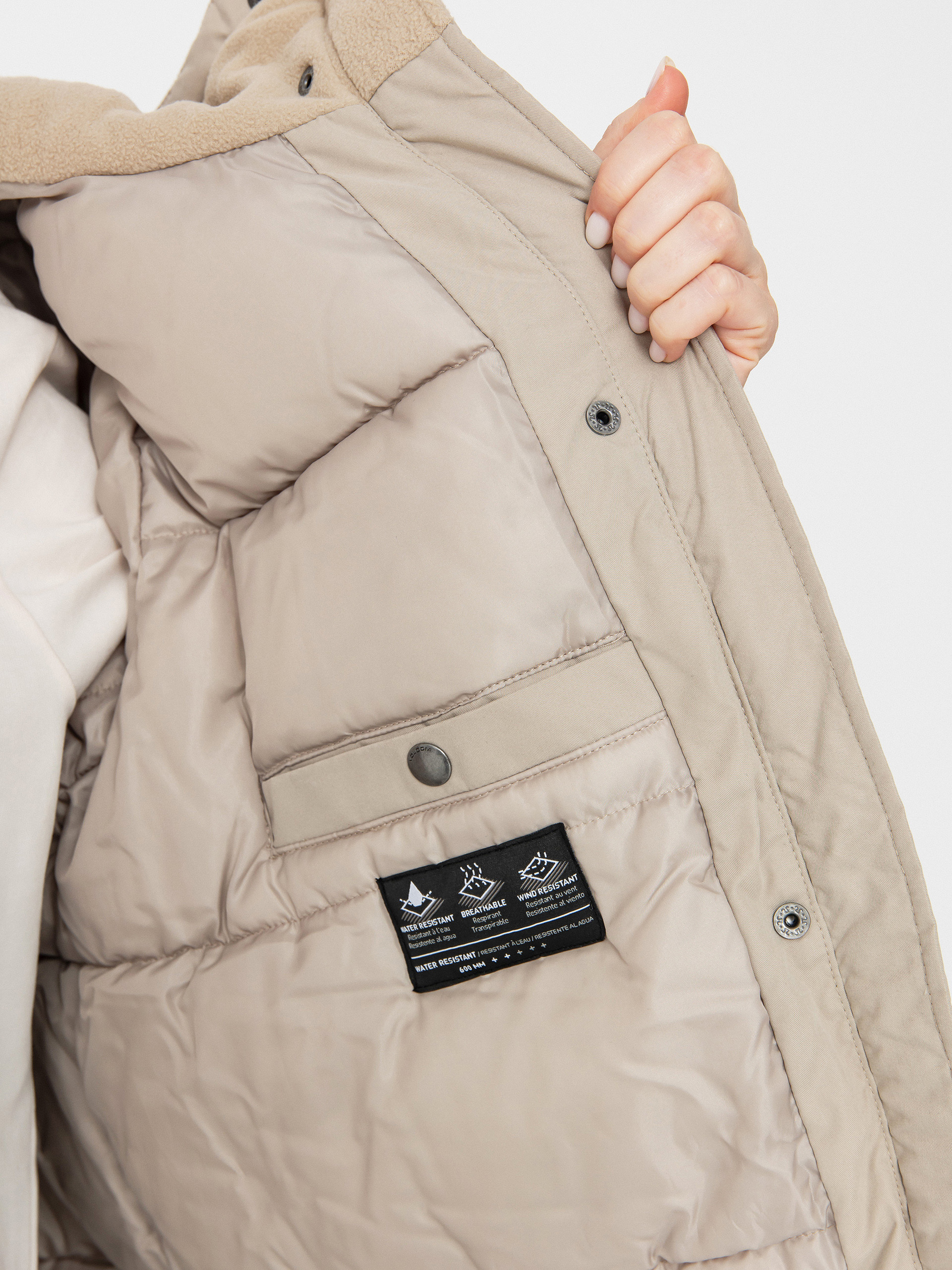 Яке Volcom Sleepi Puff Up Parka Wmn (light khaki)