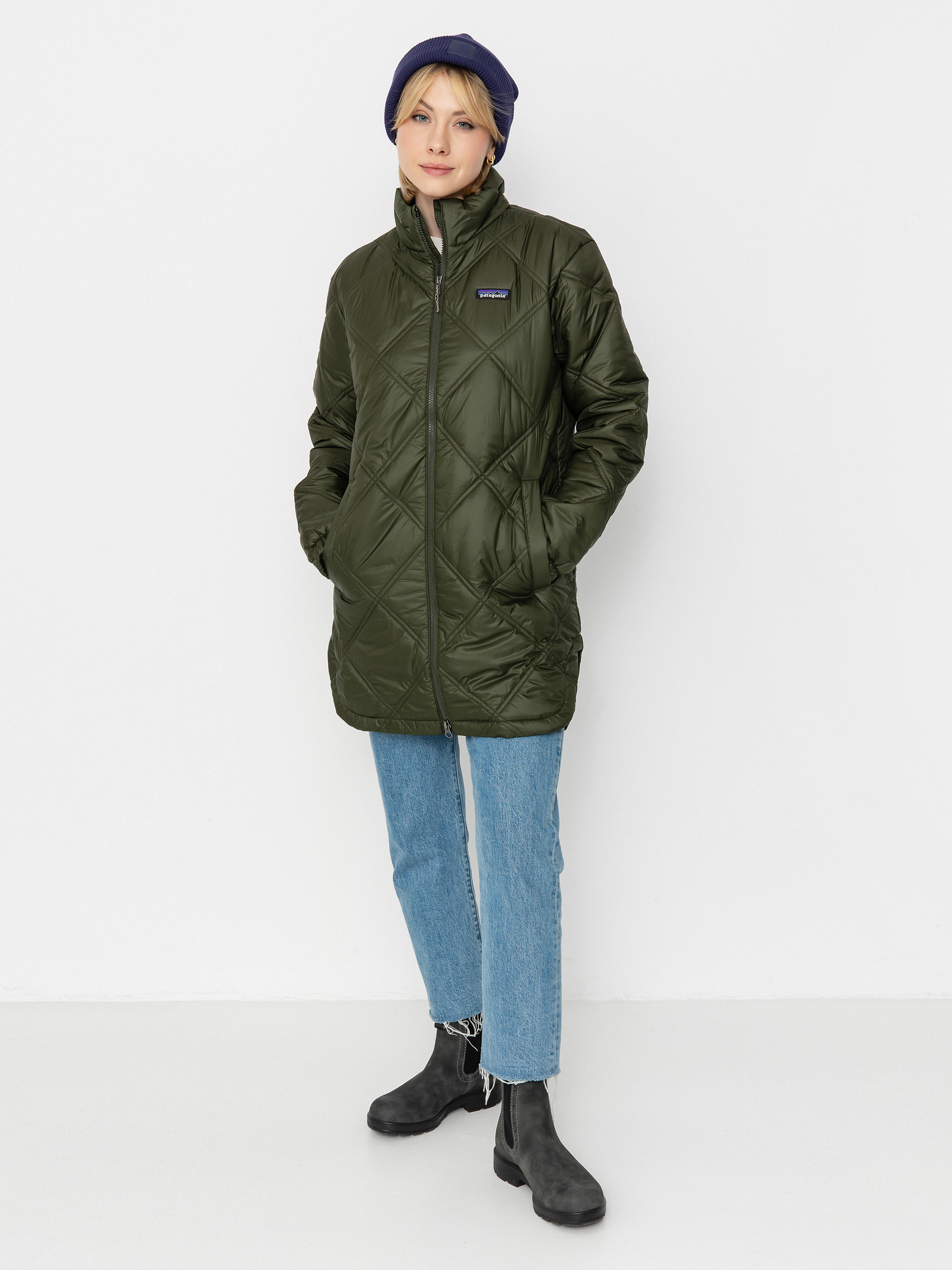 Яке Patagonia Pine Bank Insulated Parka Wmn (pine needle green)