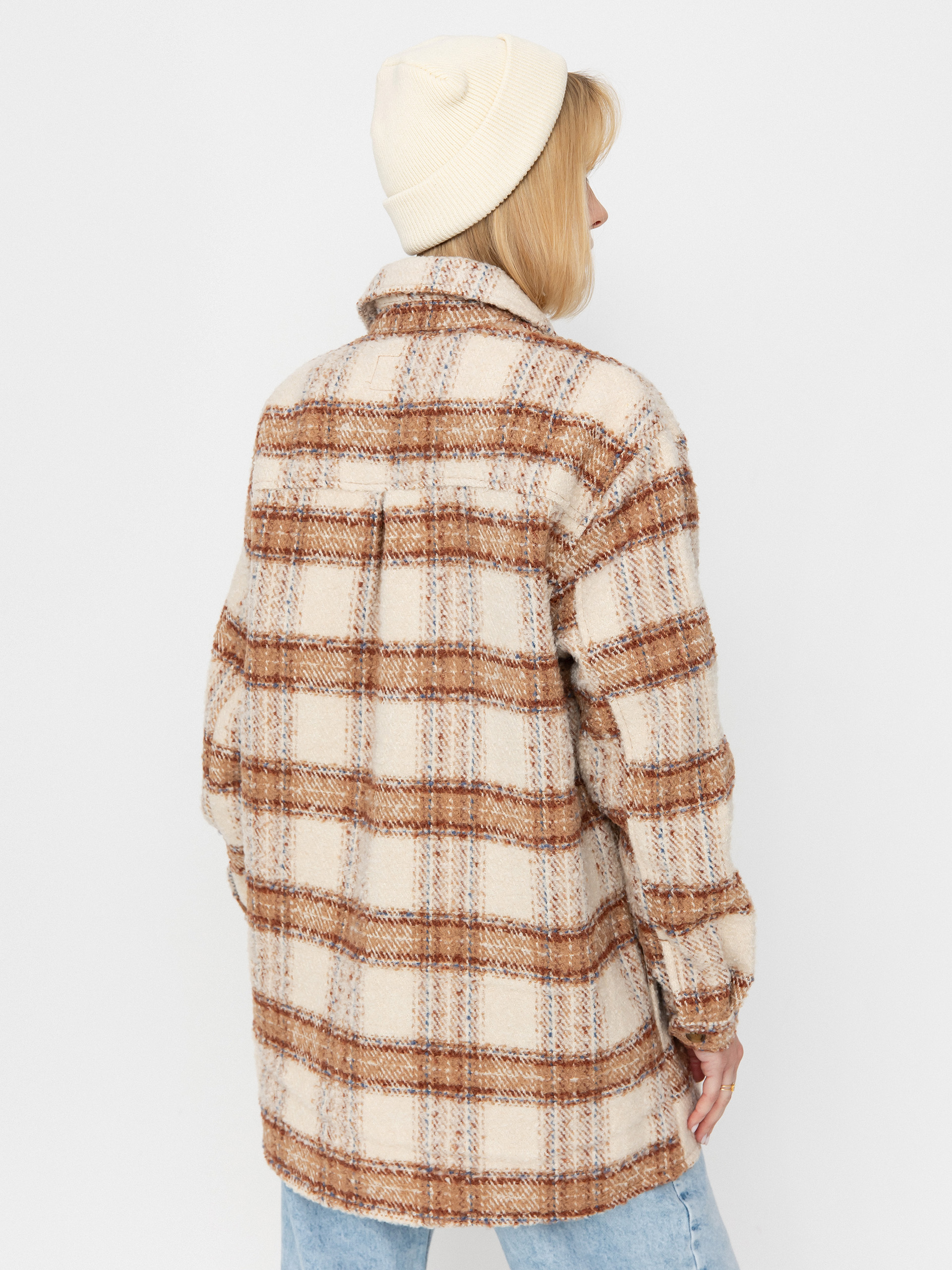 Риза Roxy Check The Swel III Wmn (parchement paradise)