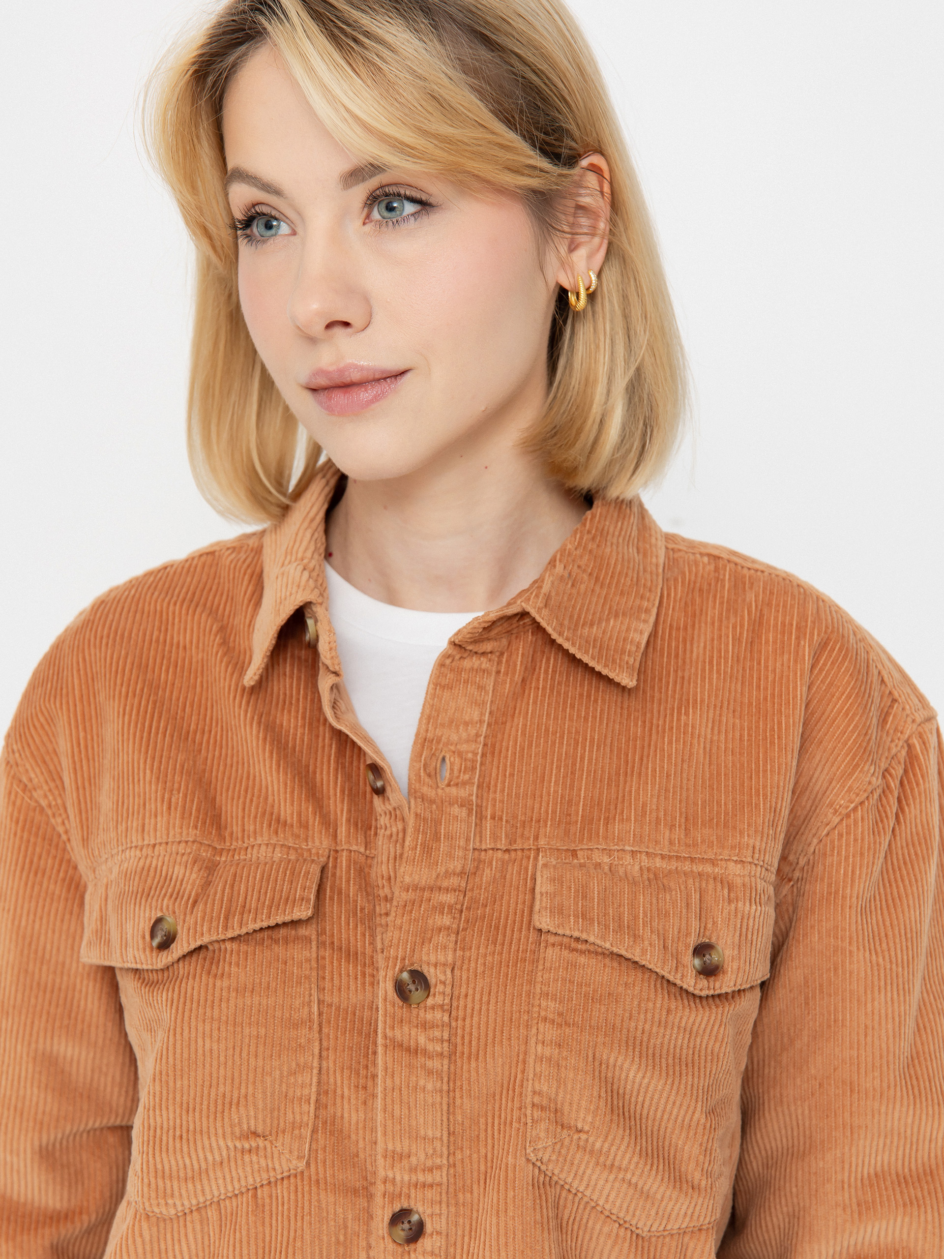 Риза Roxy Let It Go Cord Wmn (camel)