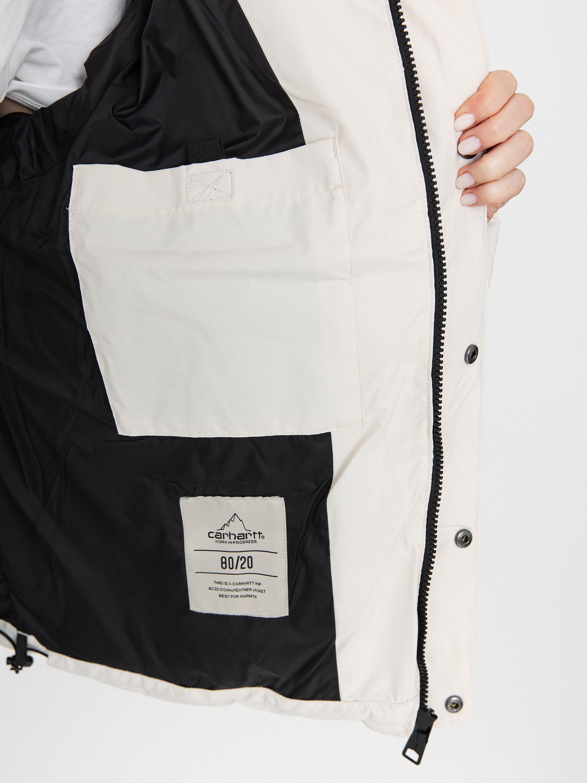 Яке Carhartt WIP Yanie Wmn (moonbeam/black)