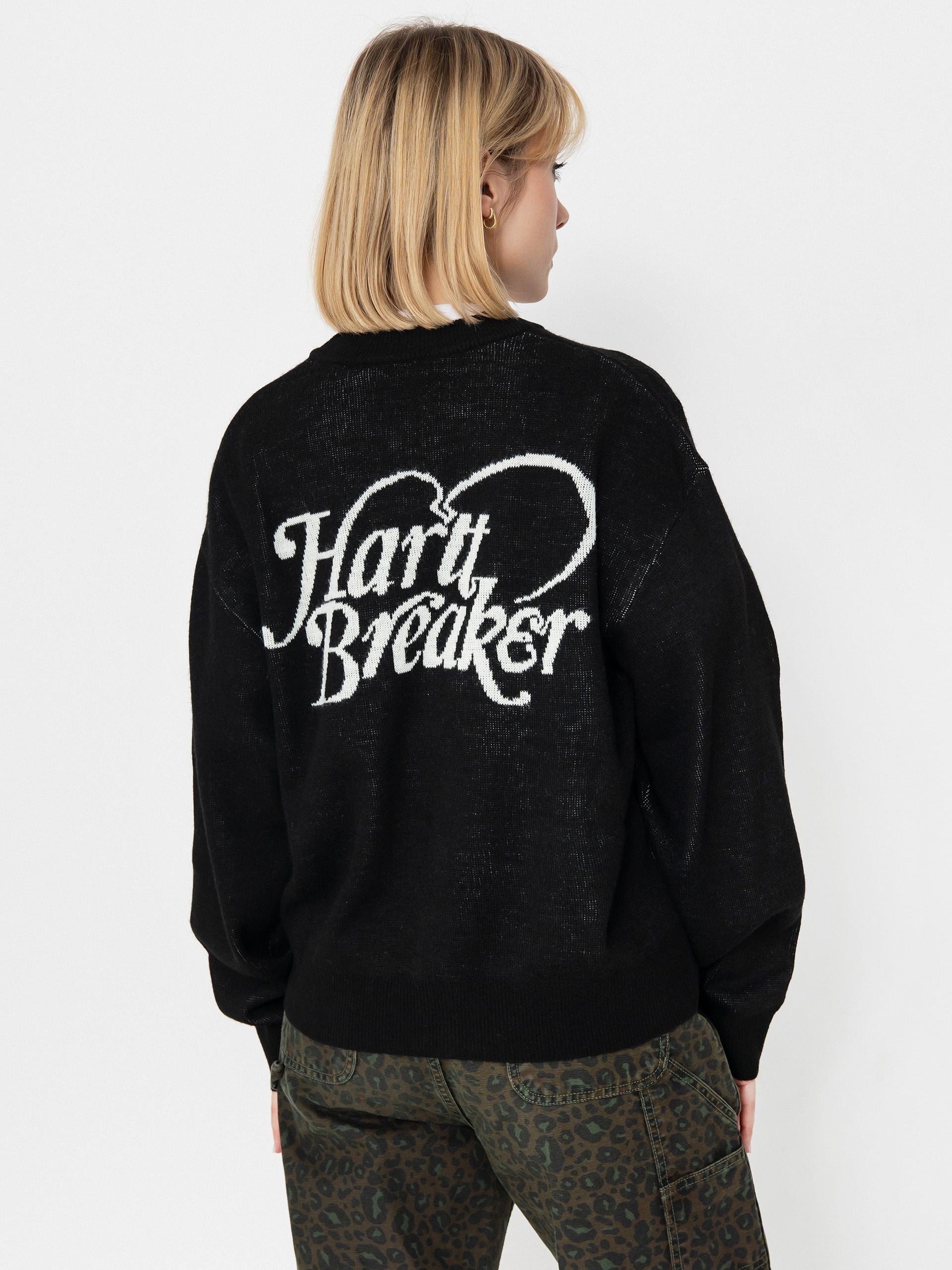 Пуловер Carhartt WIP Harttbreaker Cardigan Wmn (black/wax)