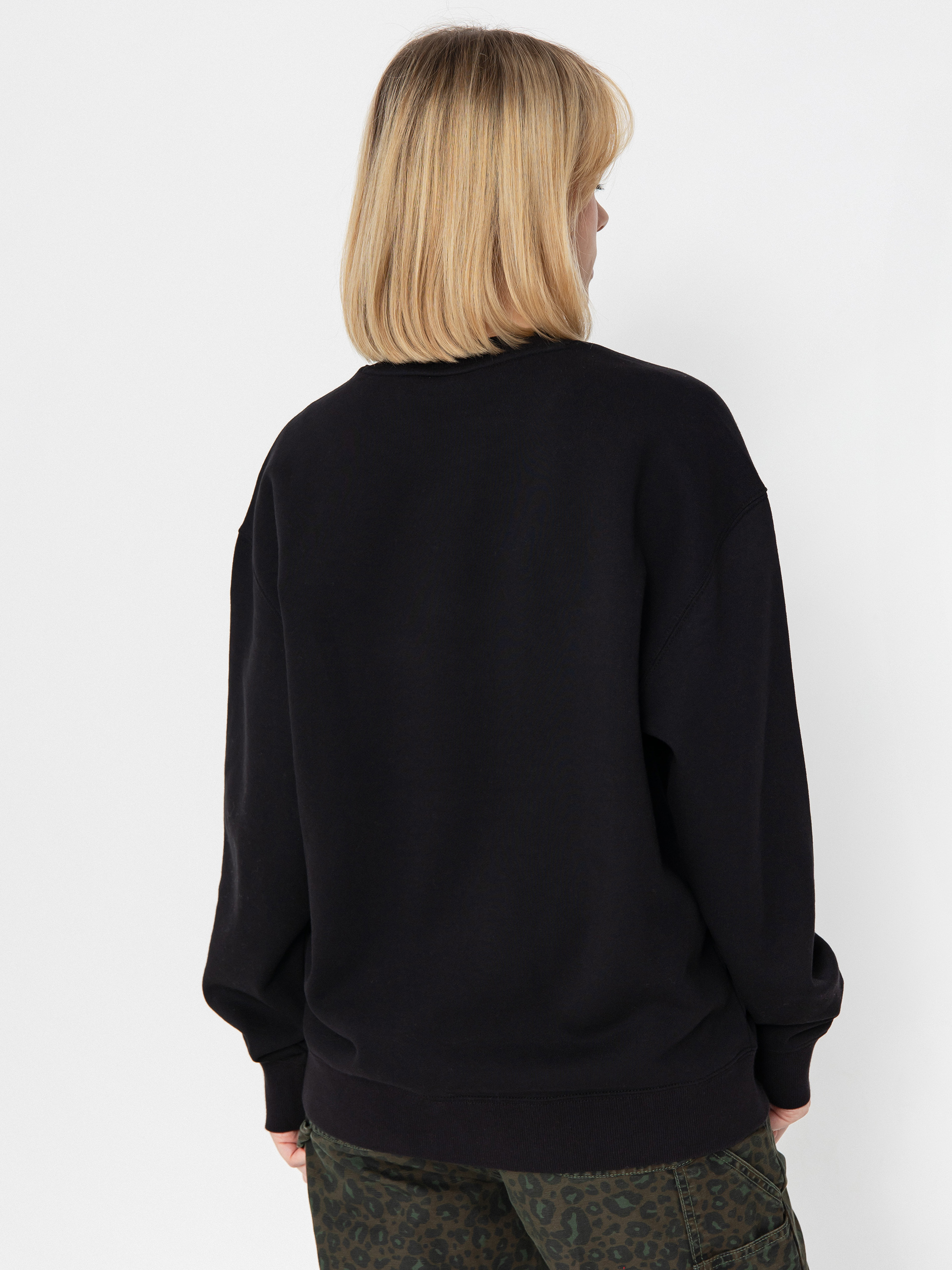 Суитшърт Carhartt WIP Rivet Script Wmn (black/silver)