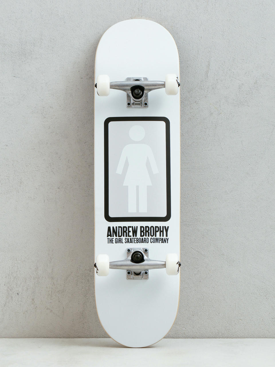 Скейтборд Girl Skateboard Brophy (white/black)