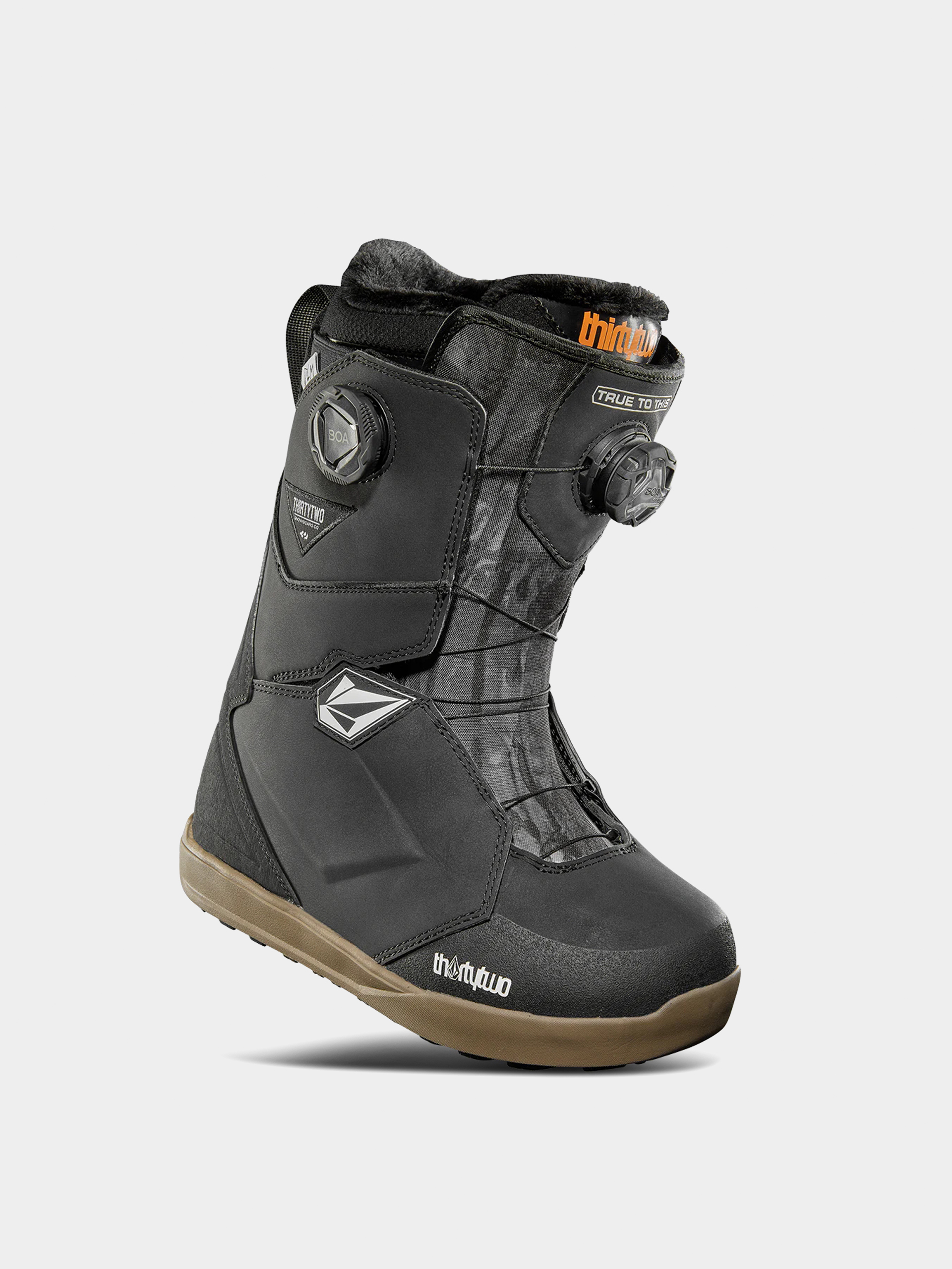 Сноуборд  обувки ThirtyTwo Lashed Double Boa X Volcom Wmn (black/grey/gum)