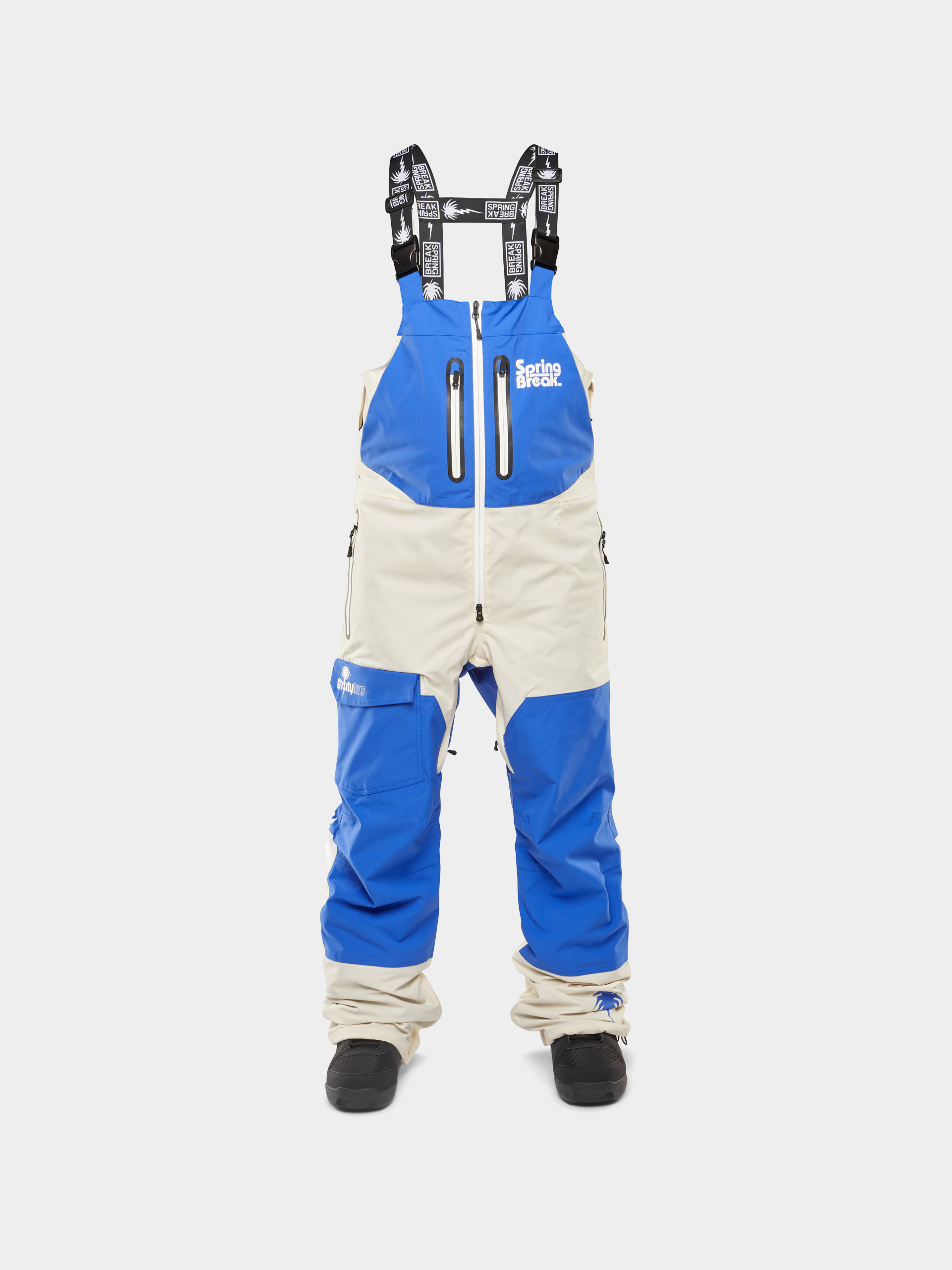 Сноуборд панталони ThirtyTwo Springbreak Bib (blue)