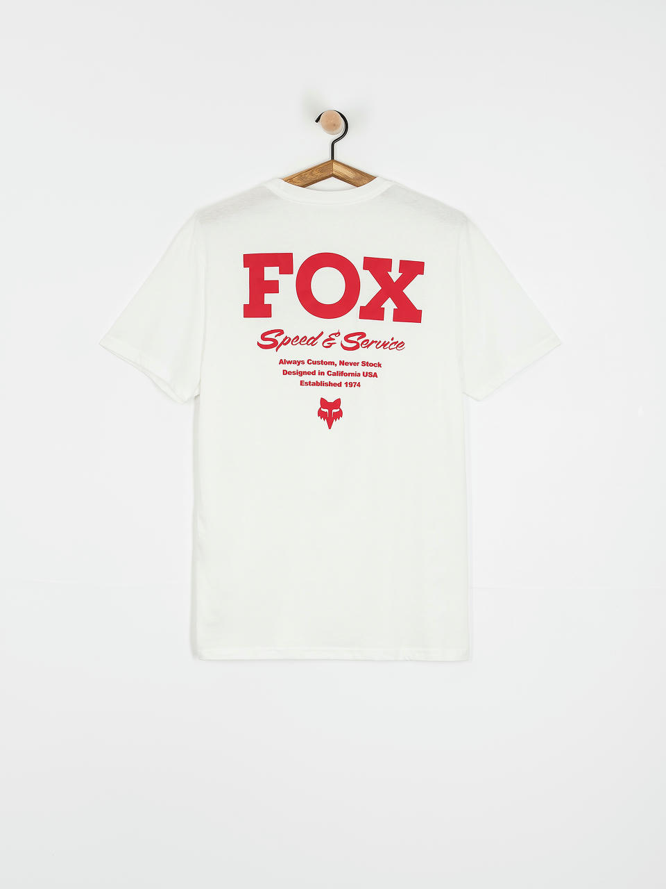 Тениска Fox Speed & Service (optic white)