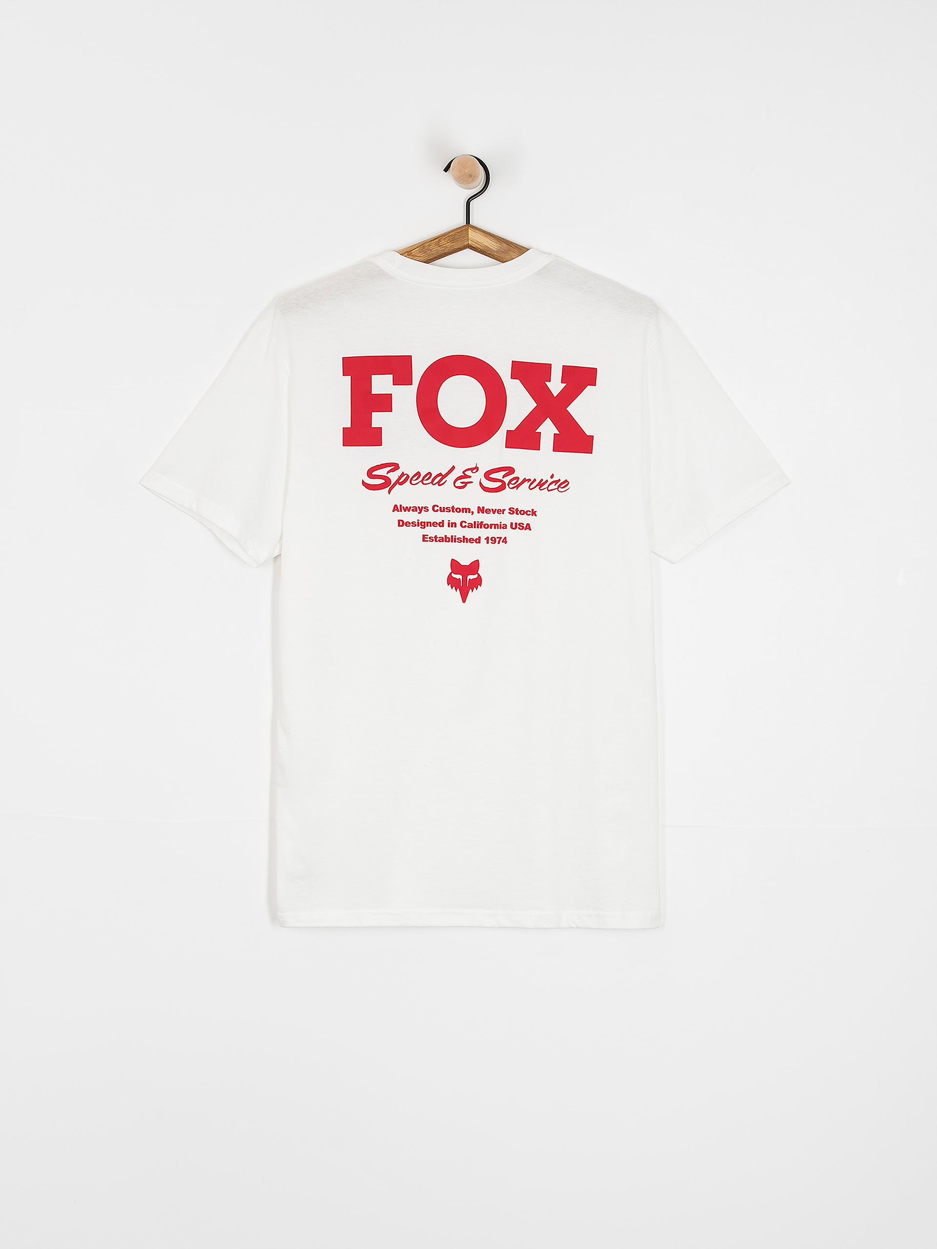 Тениска Fox Speed & Service (optic white)