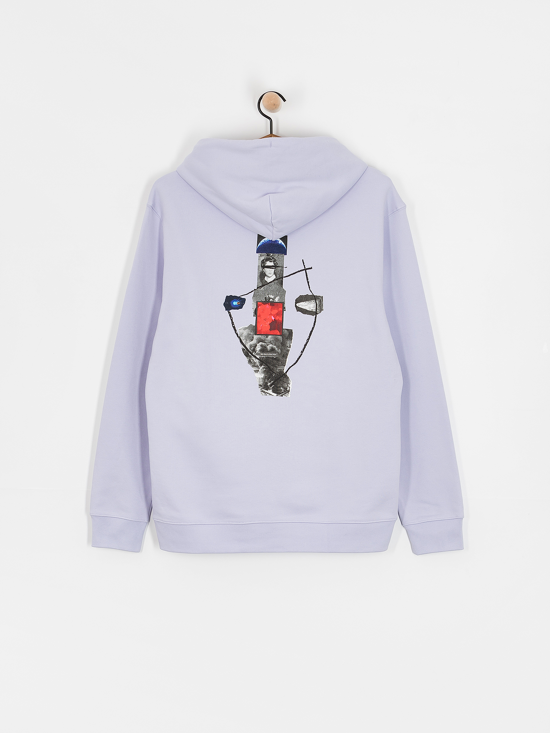 Суитшърт с качулка Poetic Collective In The Now HD (purple)