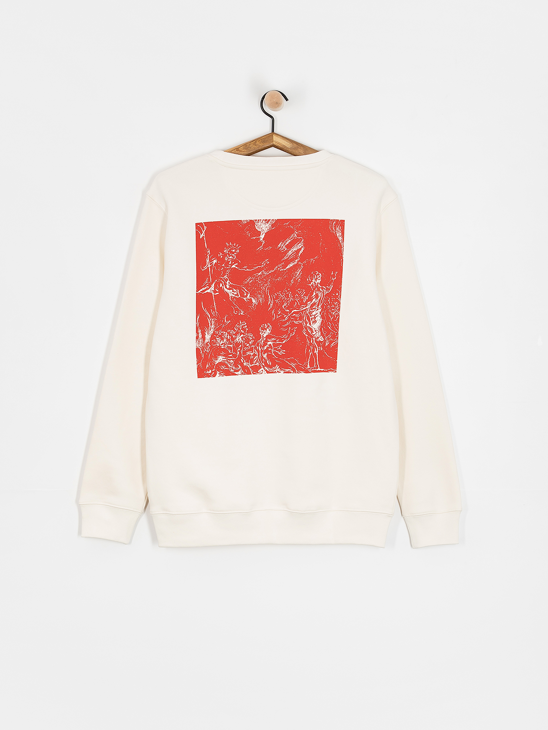 Суитшърт Poetic Collective Demon Crewneck (ivory)