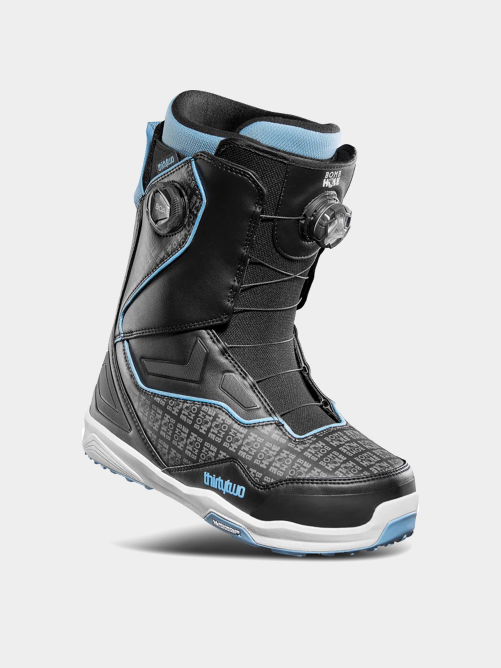 Сноуборд  обувки ThirtyTwo Tm 2 Double Boa Bomb Hole (black/blue/white)