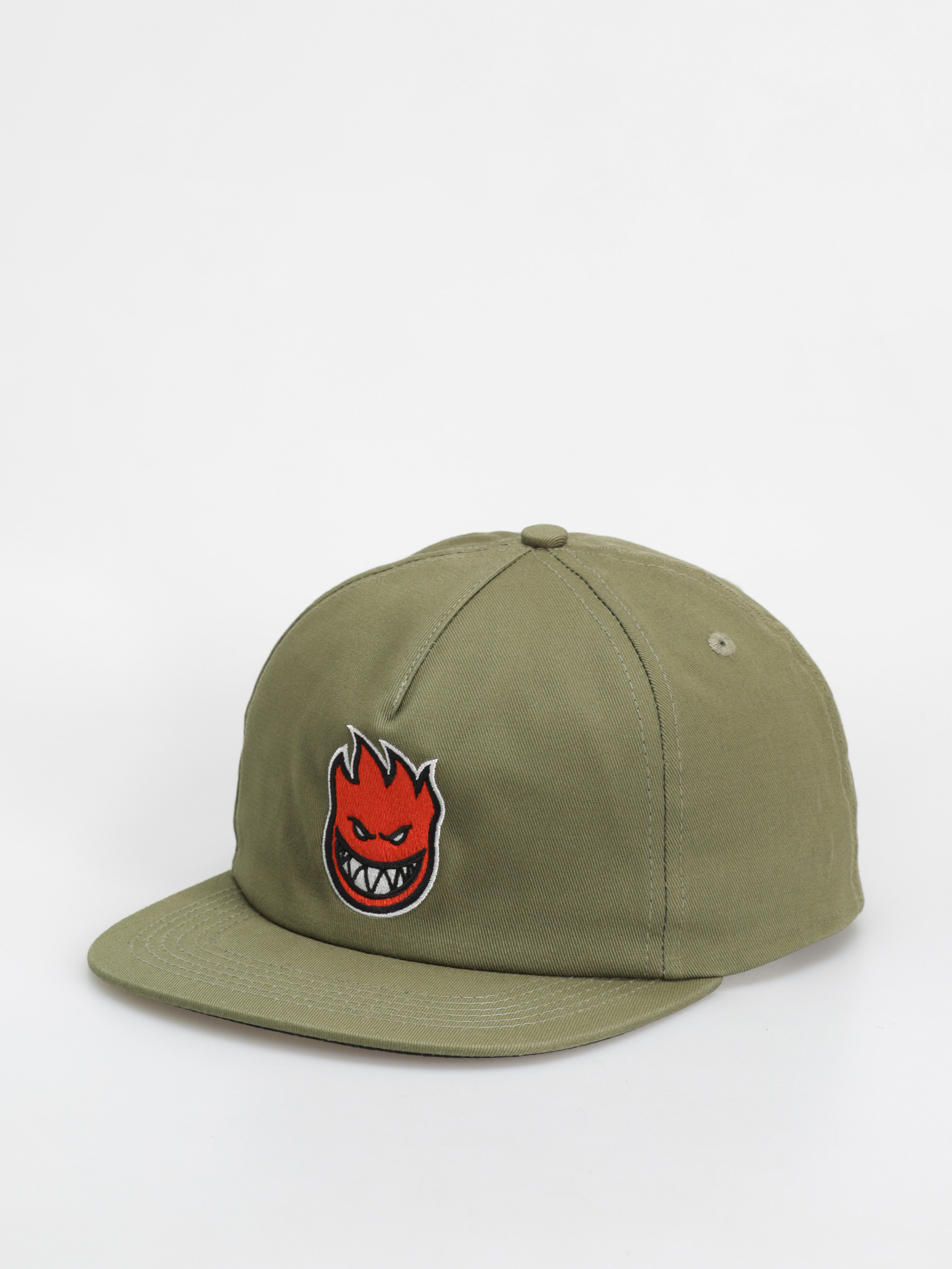 Шапка с козирка Spitfire Bighead Fill Snap (olive/red)