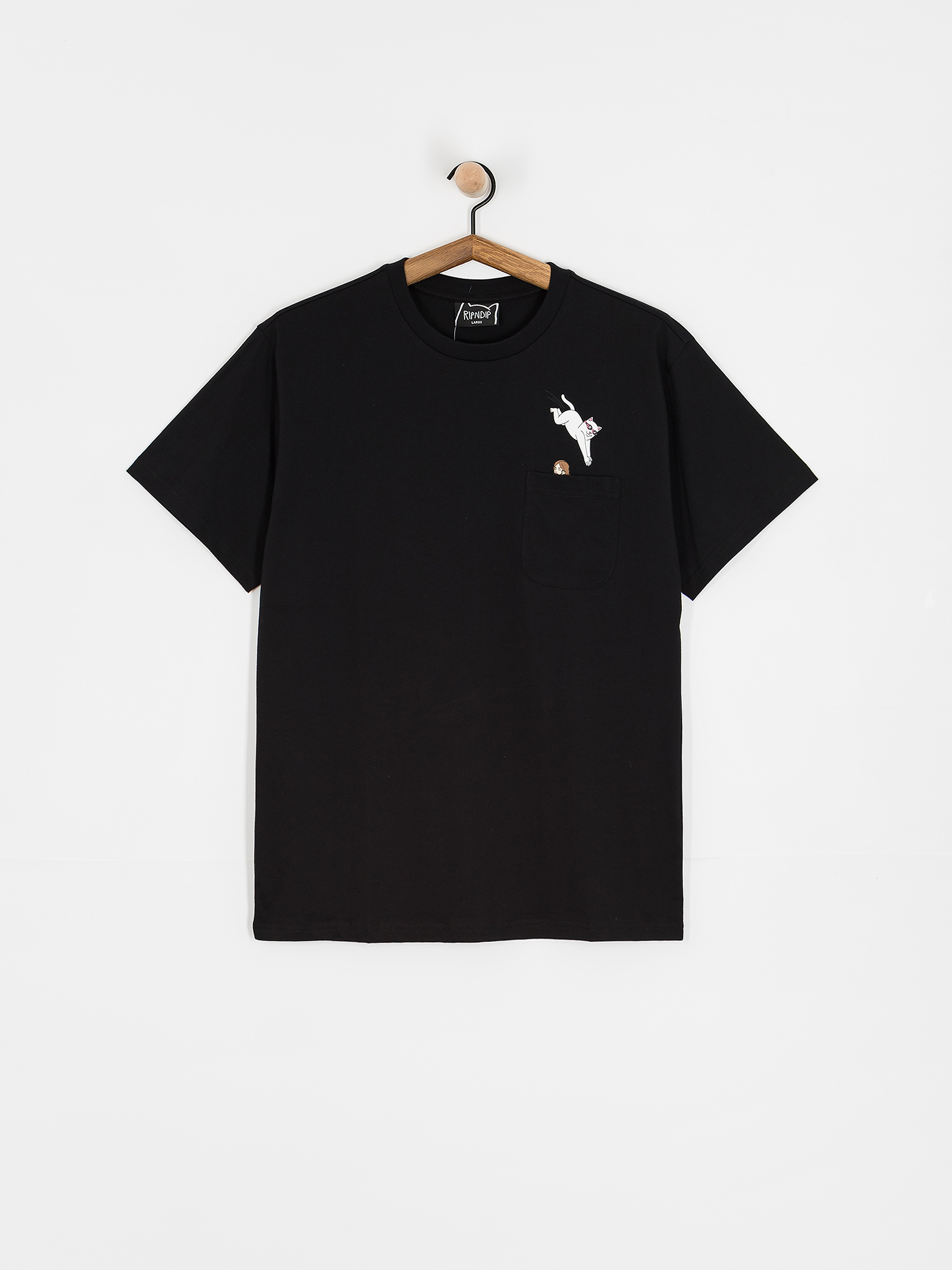 Тениска RipNDip Jumpin In Pocket (black)